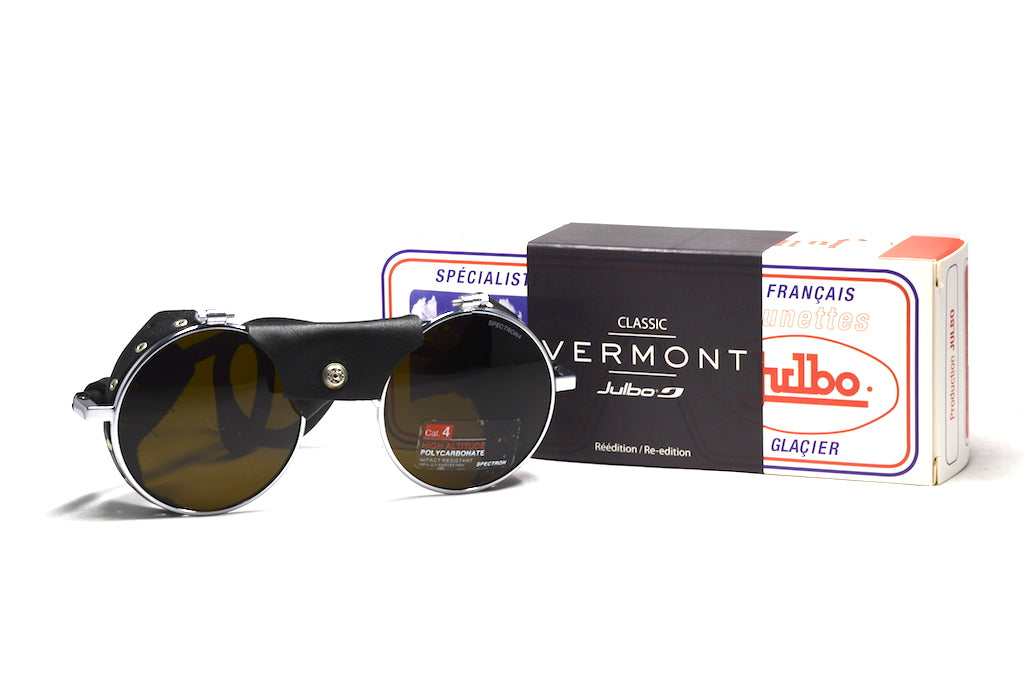 Julbo Vermont Classic Chrome Black Sunglasses - Polarized UV Protection for Men & Women - Perfect for Hiking, Driving, and Outdoor Adventures