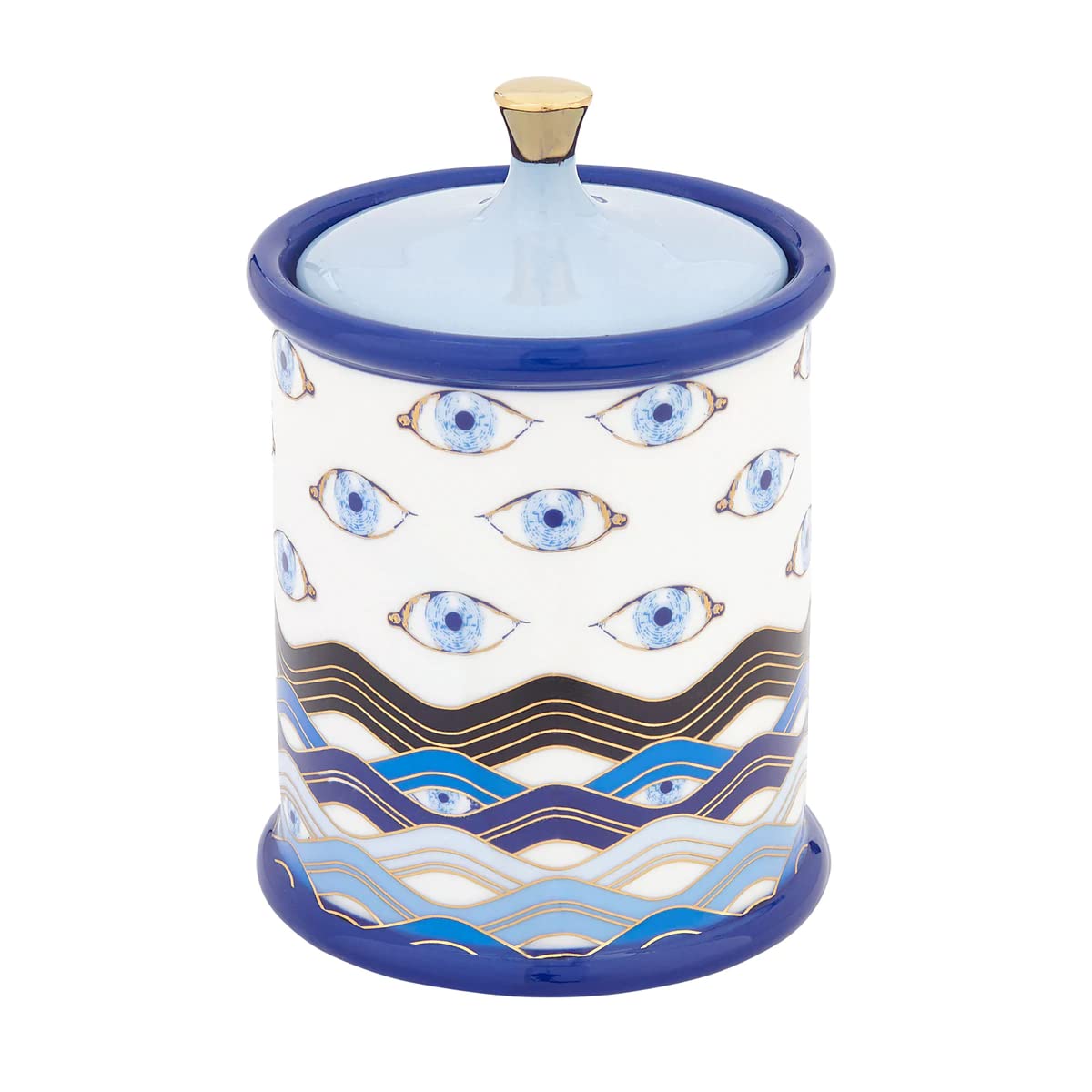 Jonathan Adler Druggist LSD Scented Candle with Real Sparkly Gold Accents - Luxury Home Fragrance for Living Room, Bedroom & Bathroom Decor