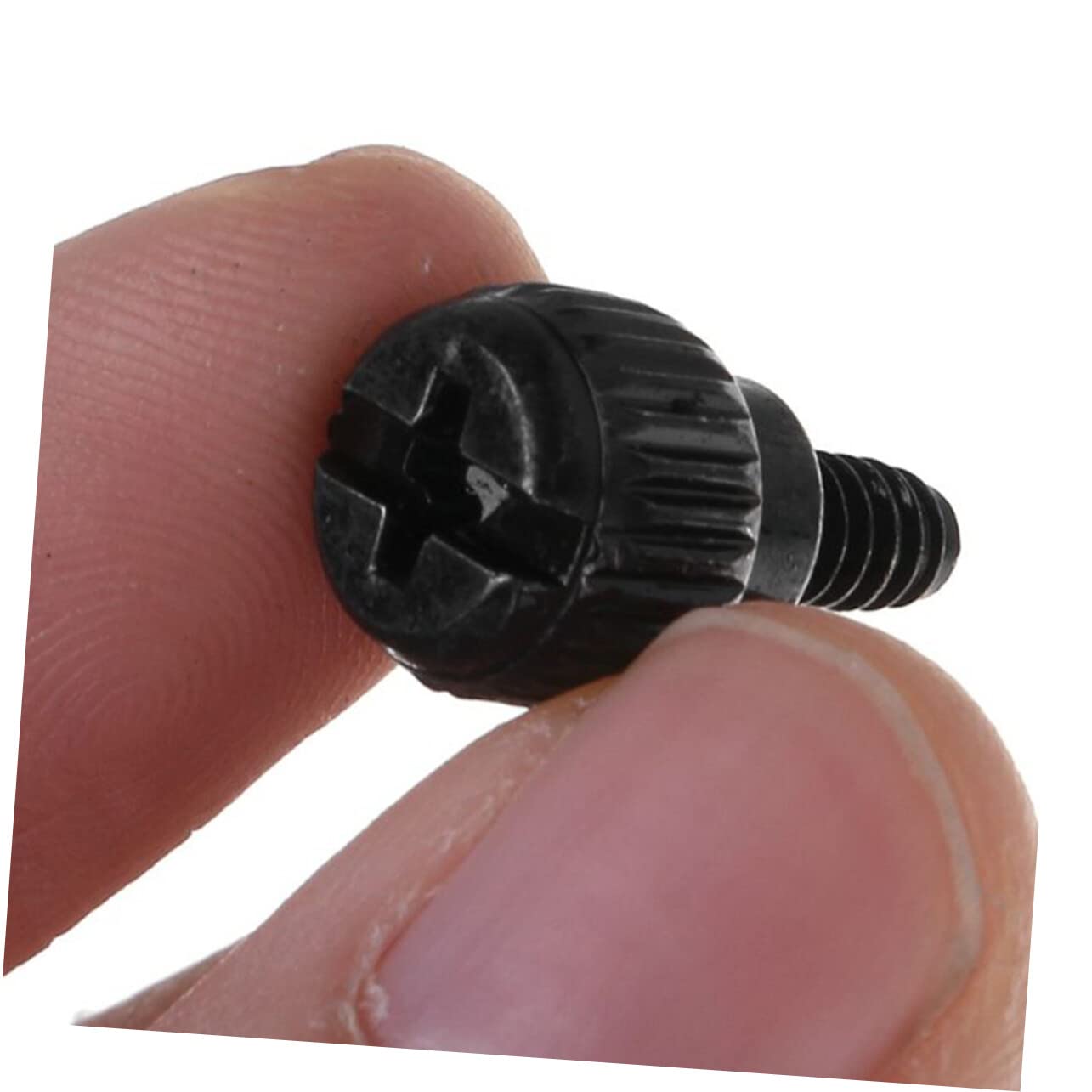 100pcs Black Oxidation-Resistant Computer Case Thumb Screws - Knurled Thumbscrews for PC Case, Chassis & Hardware Accessories | Perfect for DIY Computer Builds & Upgrades