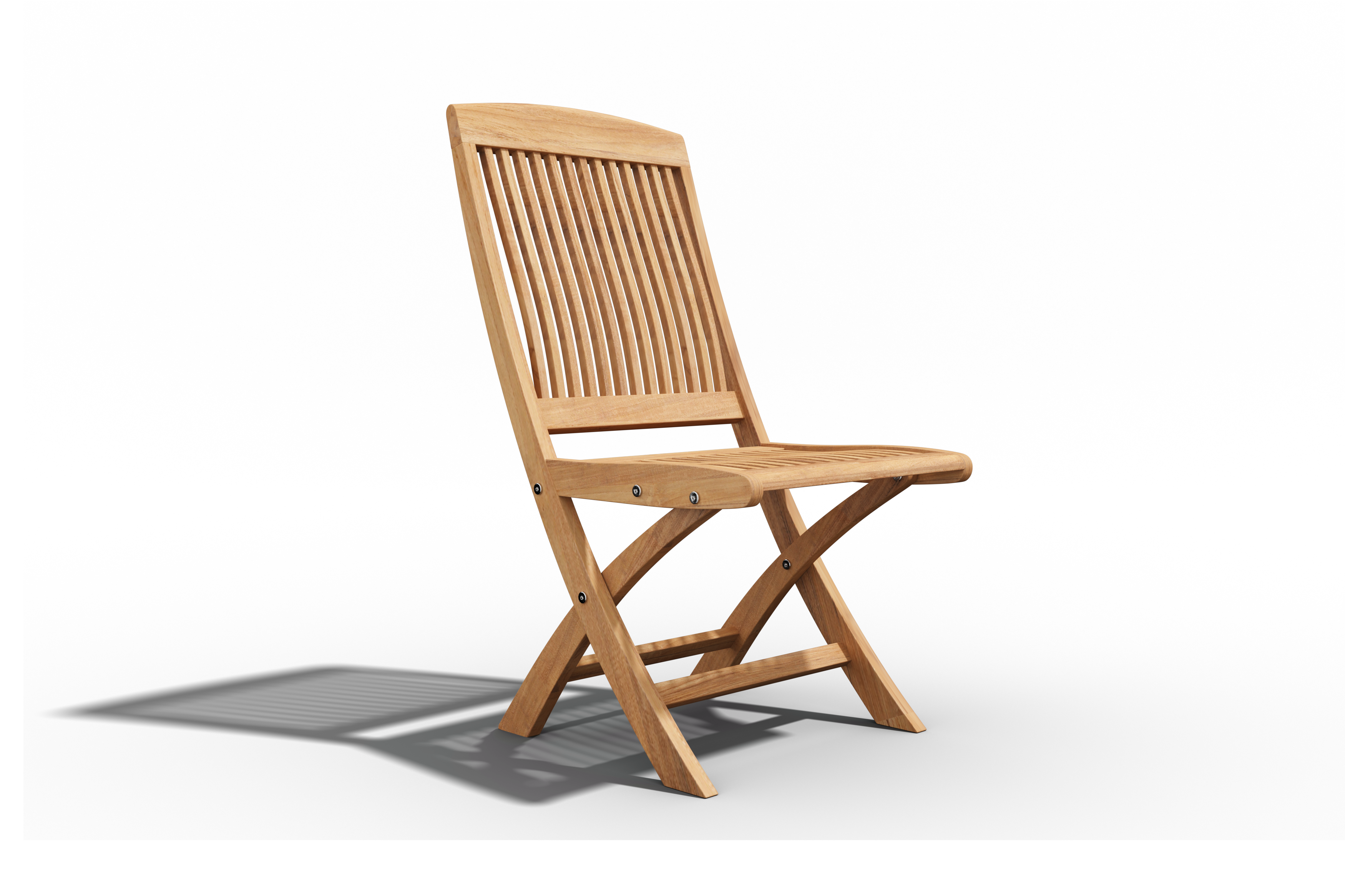 **Florence Teak Outdoor Dining Folding Chair – Weather-Resistant Patio Furniture for Garden, Poolside, and Backyard Relaxation**