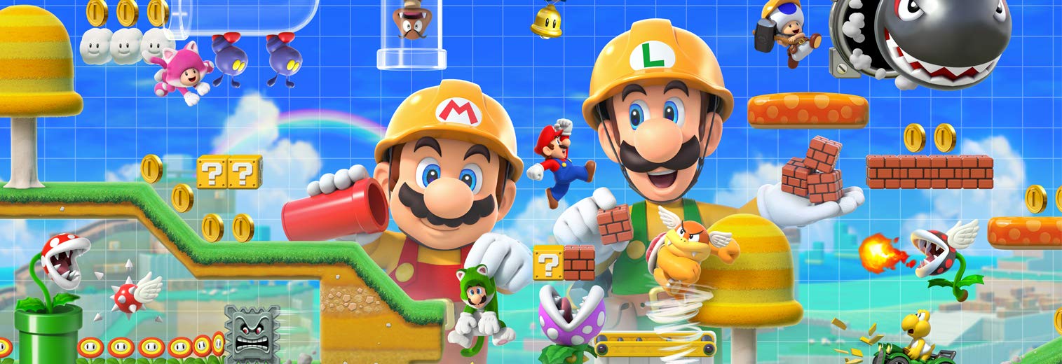 Nintendo Super Mario Maker 2 for Nintendo Switch - Create & Play Custom Mario Levels | Perfect for Family Game Nights & Creative Gaming