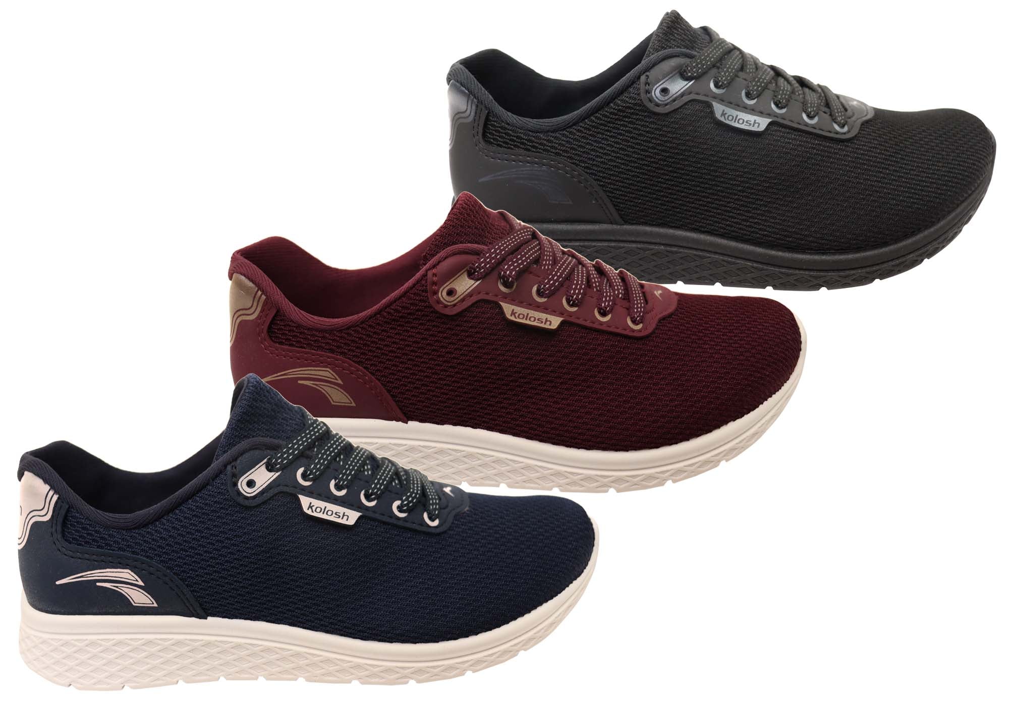 Kolosh Frezno Women's Comfortable Lace Up Shoes - Breathable Casual Sneakers Made in Brazil for Walking, Work & Everyday Wear