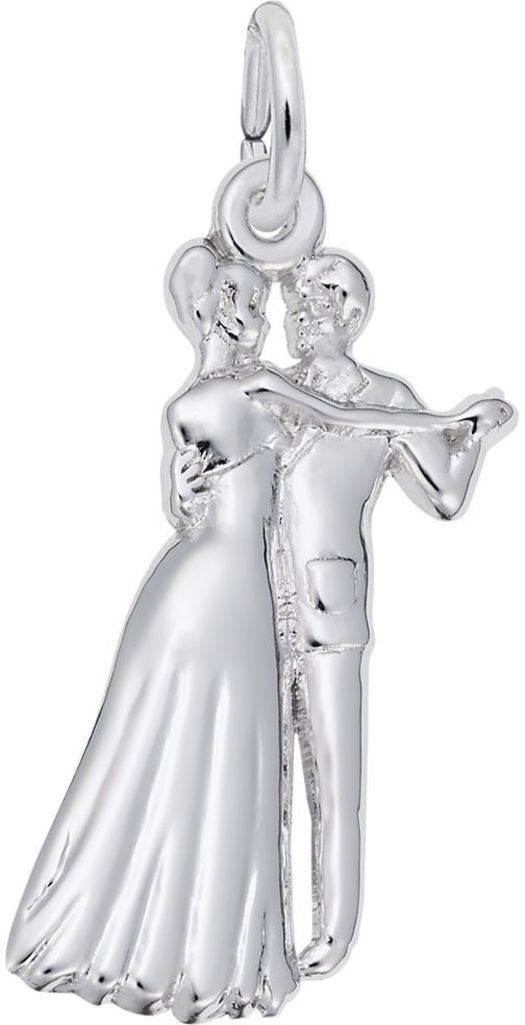 Rembrandt Our First Dance Sterling Silver Charm - Elegant Metal Keepsake for Wedding Anniversaries, Bridal Jewelry & Special Occasion Gifts