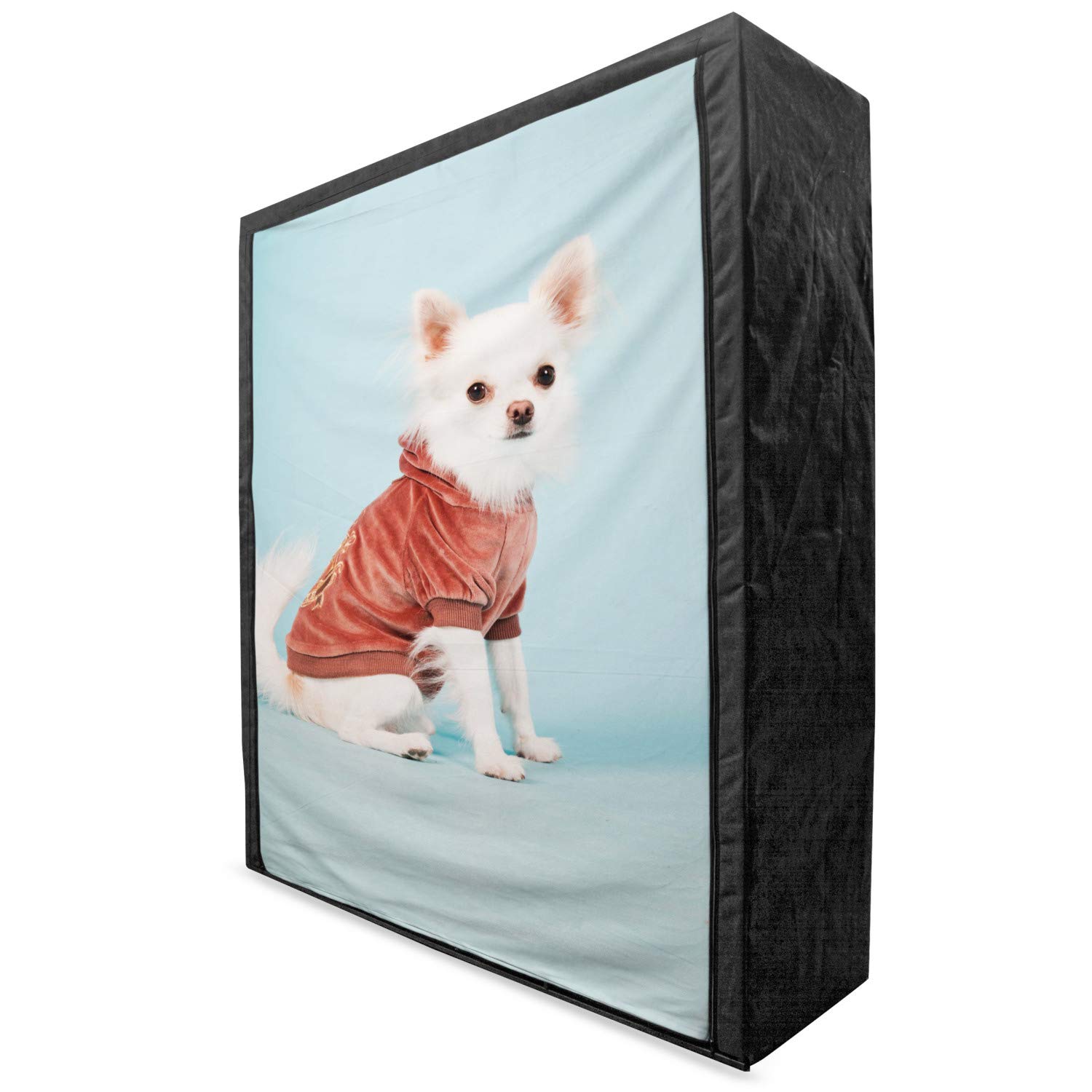 Ambesonne Chihuahua Dog-Themed Portable Fabric Wardrobe - 59