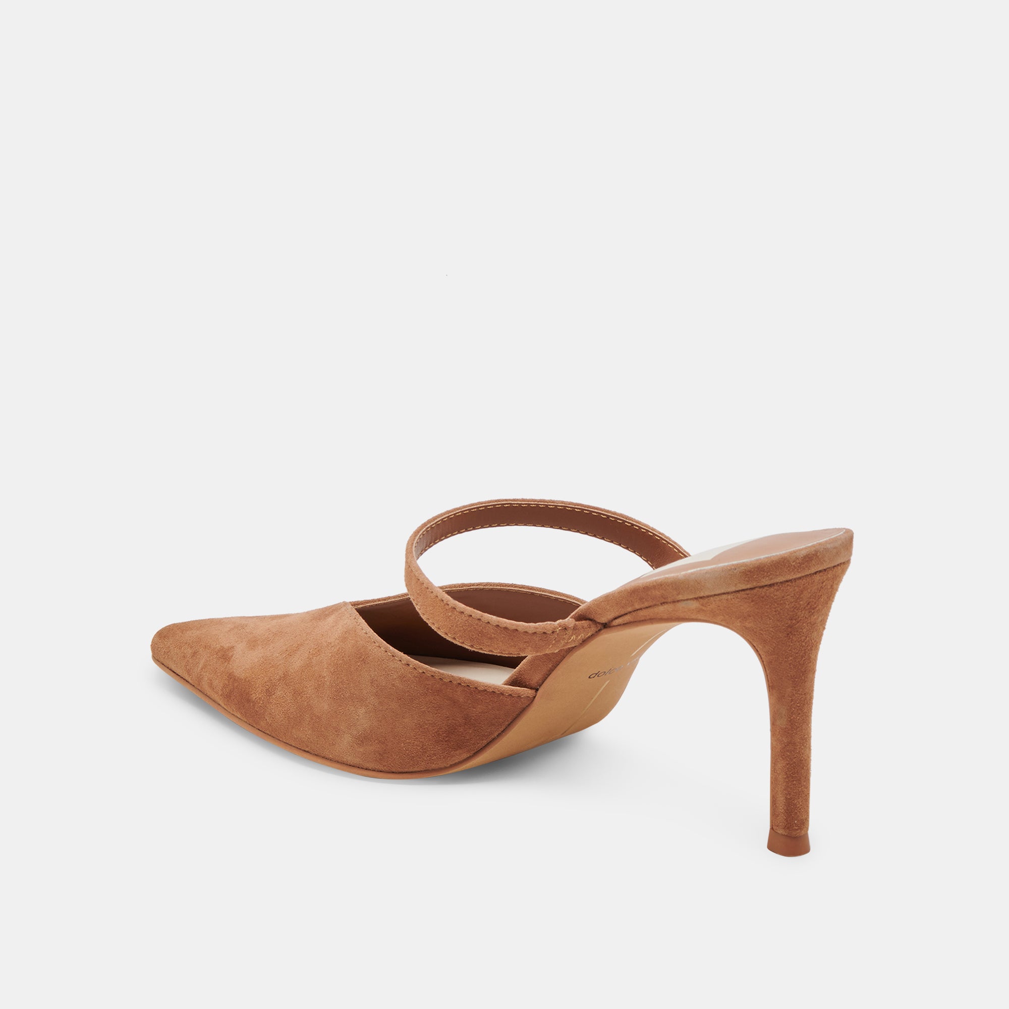 KANIKA Women's Pecan Suede High Heels - Elegant Dress Shoes for Parties, Weddings & Office Wear