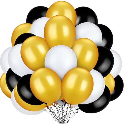 Gold, White, Black