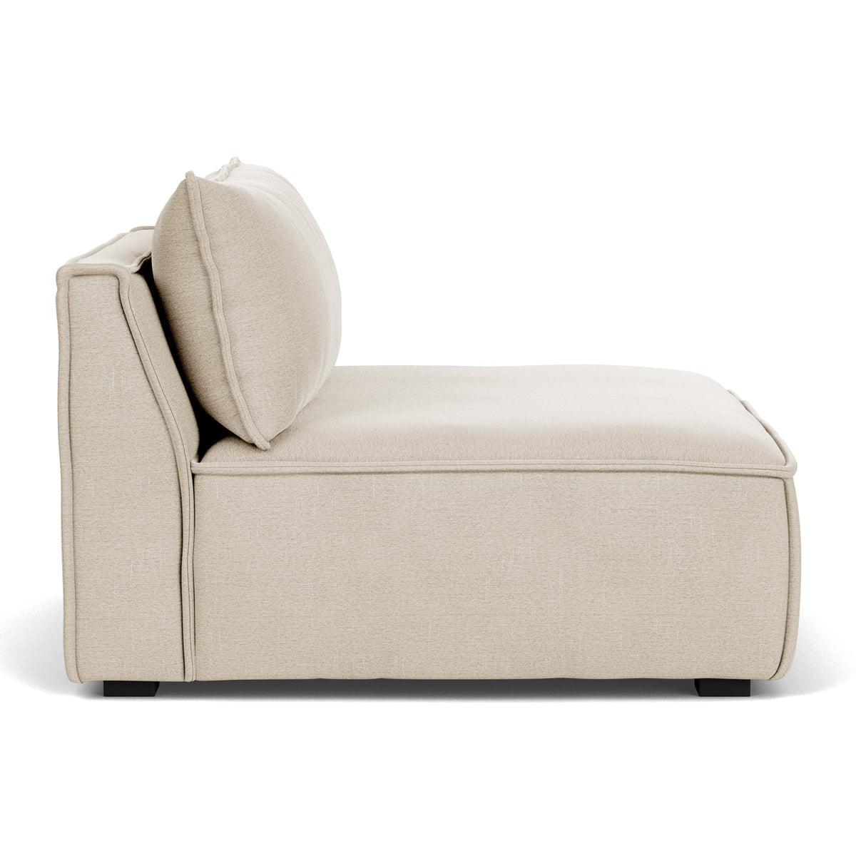 Daphne Fabric Modular 1-Seater Sofa (Armless) - Compact & Stylish for Small Spaces, Apartments, and Living Rooms