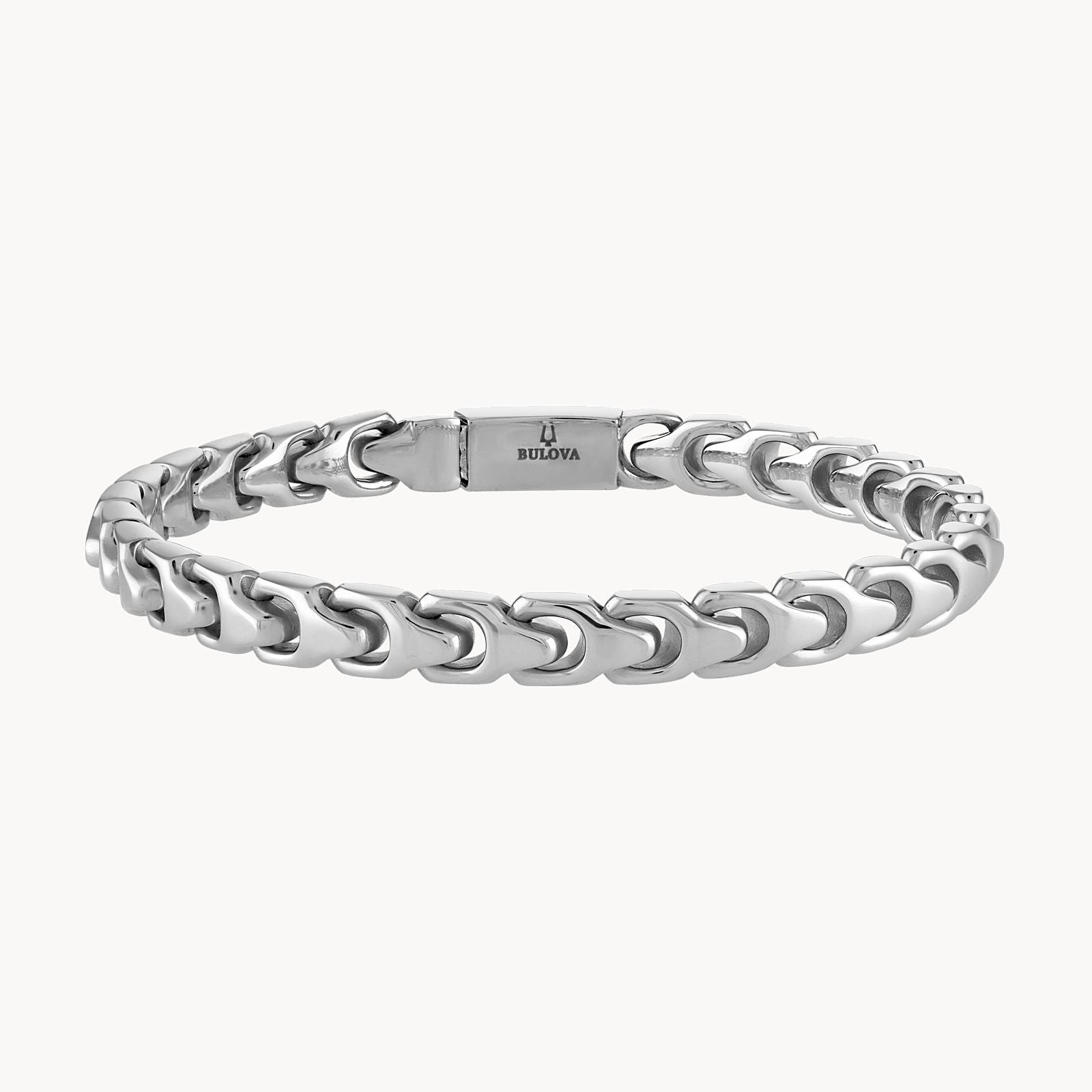 Bulova Link™ Stainless Steel Bracelet Watch for Men - BVB108 NSTNA Model - Water Resistant Dress Watch for Business & Formal Occasions