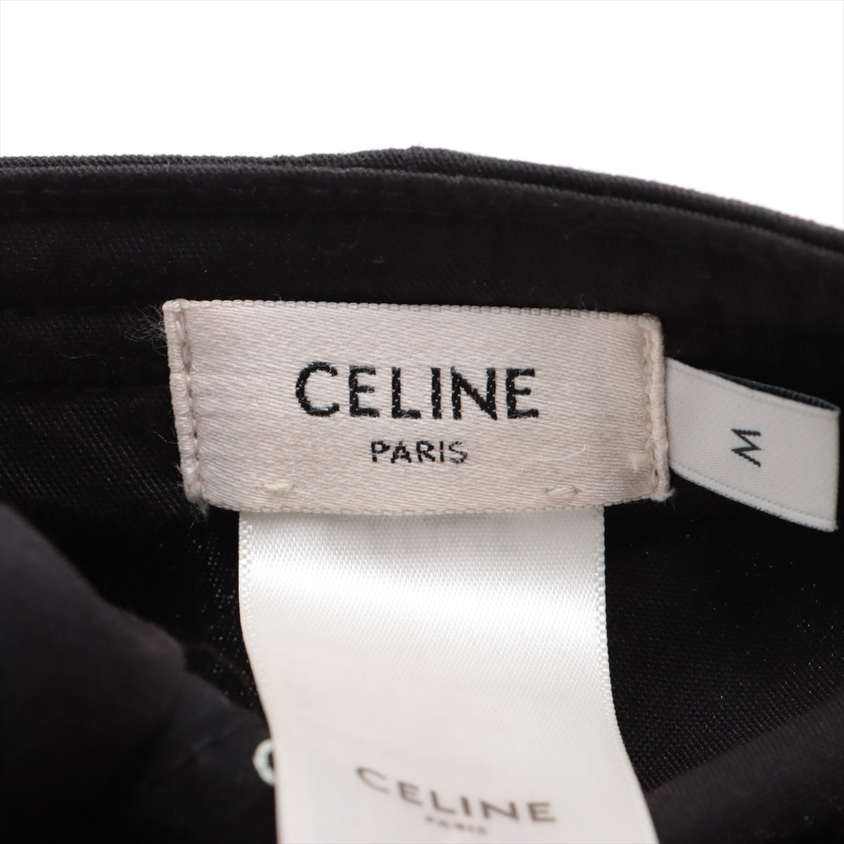 Celine Logo Black Baseball Cap for Men & Women - Adjustable Medium Size - Stylish Fashion Hat for Casual Wear, Outdoor Activities & Sports