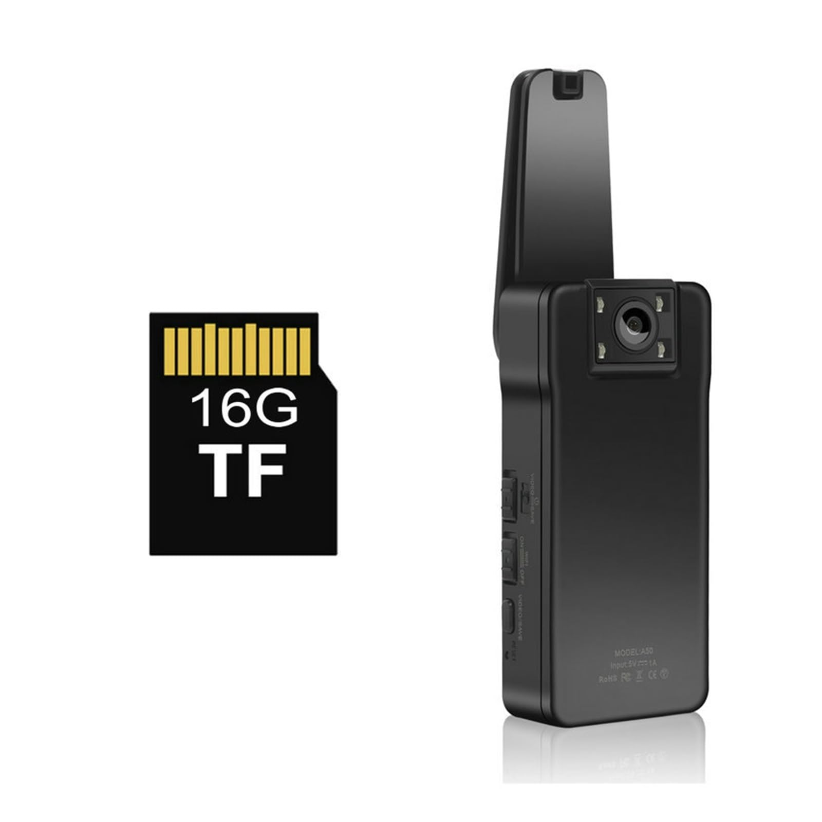 4K Action Camera with Night Vision & WiFi - Waterproof Sports Camera, 1080P Full HD Video, Supports 256GB Micro SD Card (Includes 16GB TF Card) - Perfect for Outdoor Adventures, Vlogging, and Extreme Sports Recording