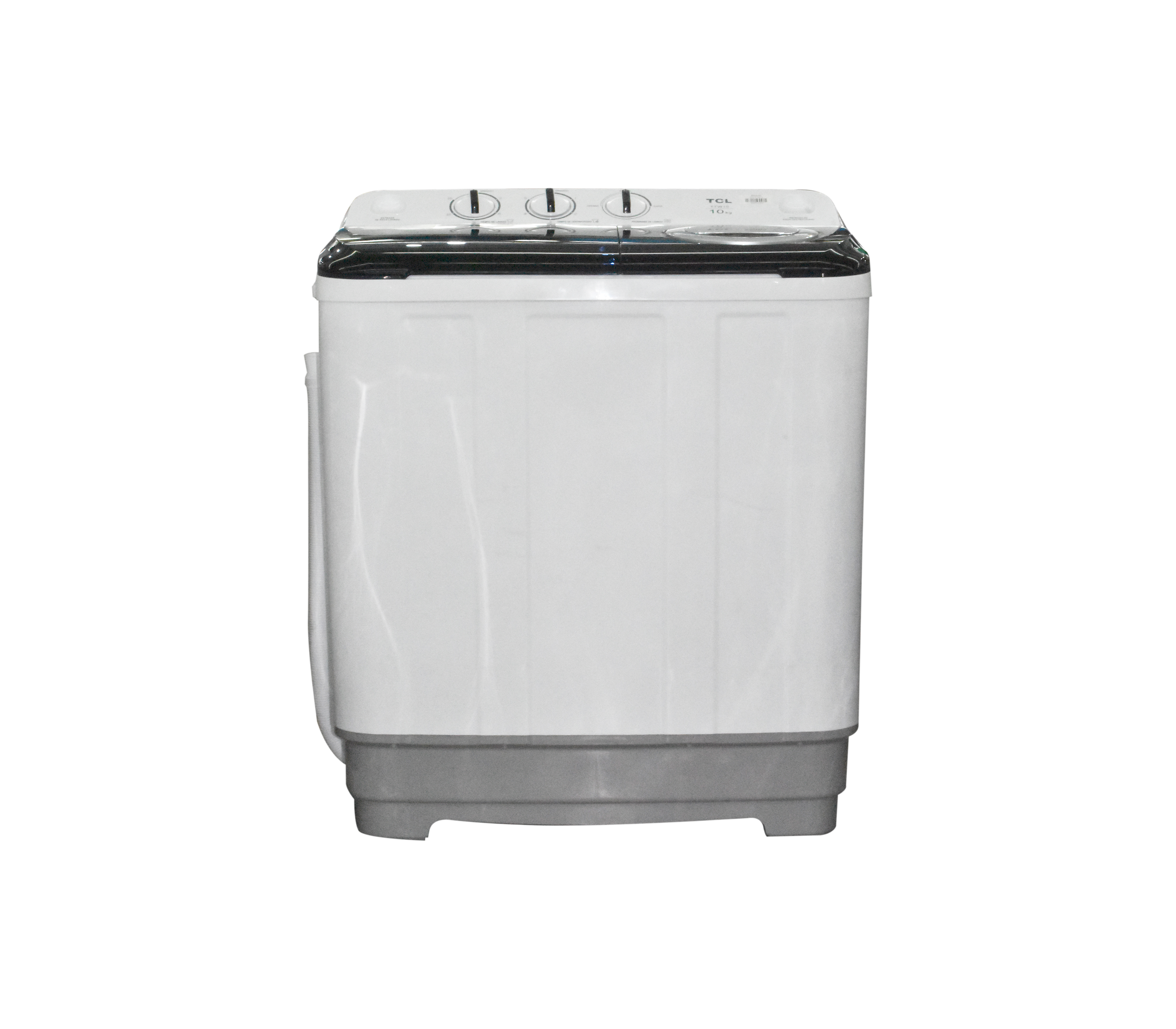 TCL 10kg Twin Tub Washing Machine - Heavy Duty Laundry for Home, Apartments & Dorm Rooms - Perfect for Large Loads & Delicate Fabrics