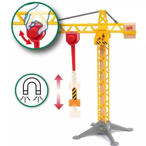 Best Remote Control Construction Crane Toy with LED Lights for Kids – Perfect for Indoor Play, Construction Site Role Play & STEM Learning