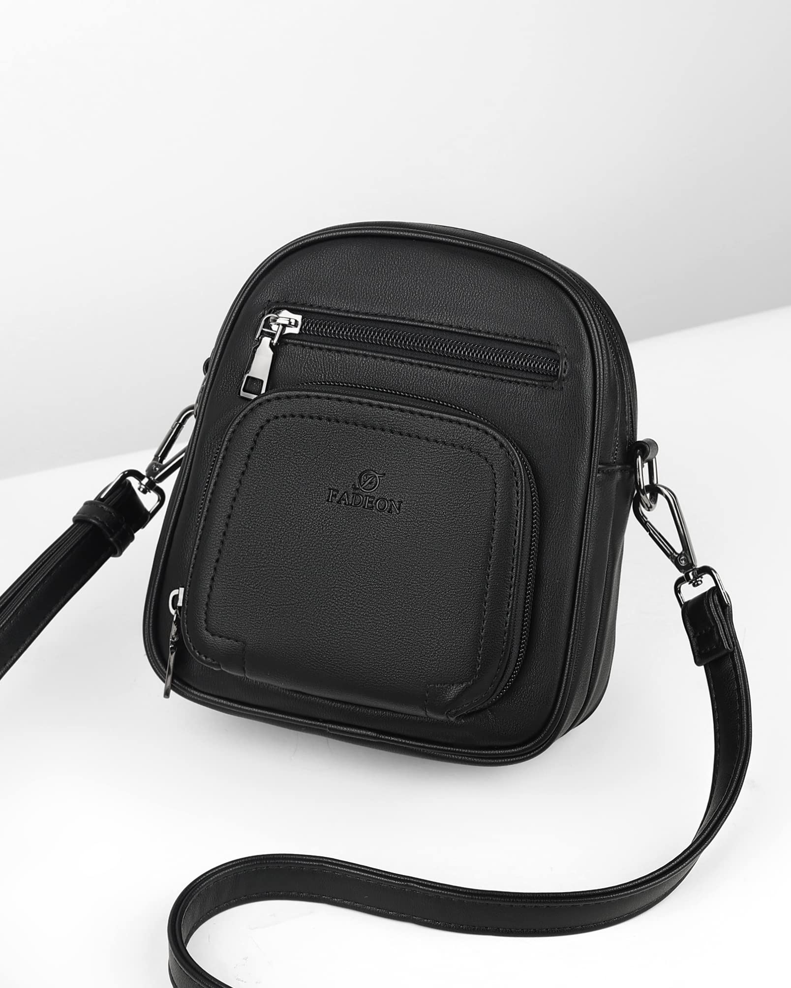 FADEON Mini Crossbody Bag for Women - Small Shoulder Purse with Card Slots | Stylish Designer Handbag for Everyday Use, Travel & Shopping
