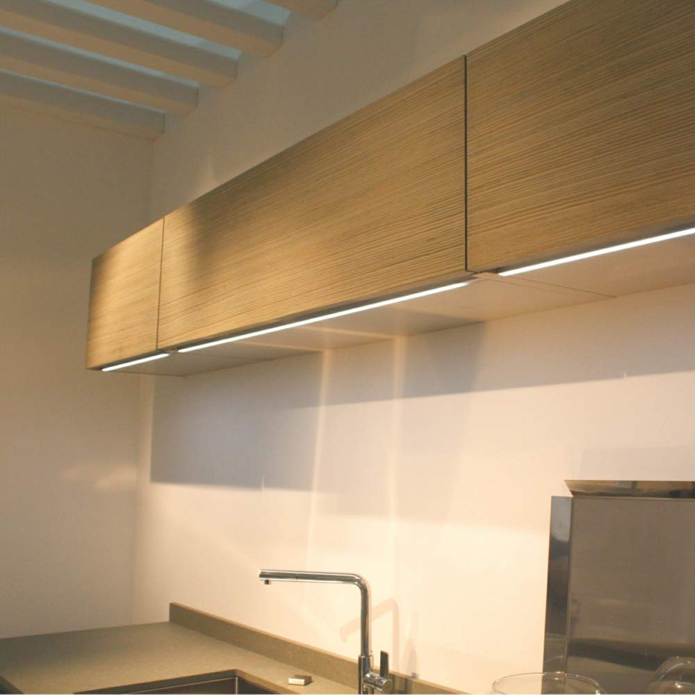 LED Aluminum Channel 5-Pack 8ft (2.4Meter) with Frosted Diffuser for LED Strip Lights - 1971 Series Extrusion Fits Up to 12mm/0.47