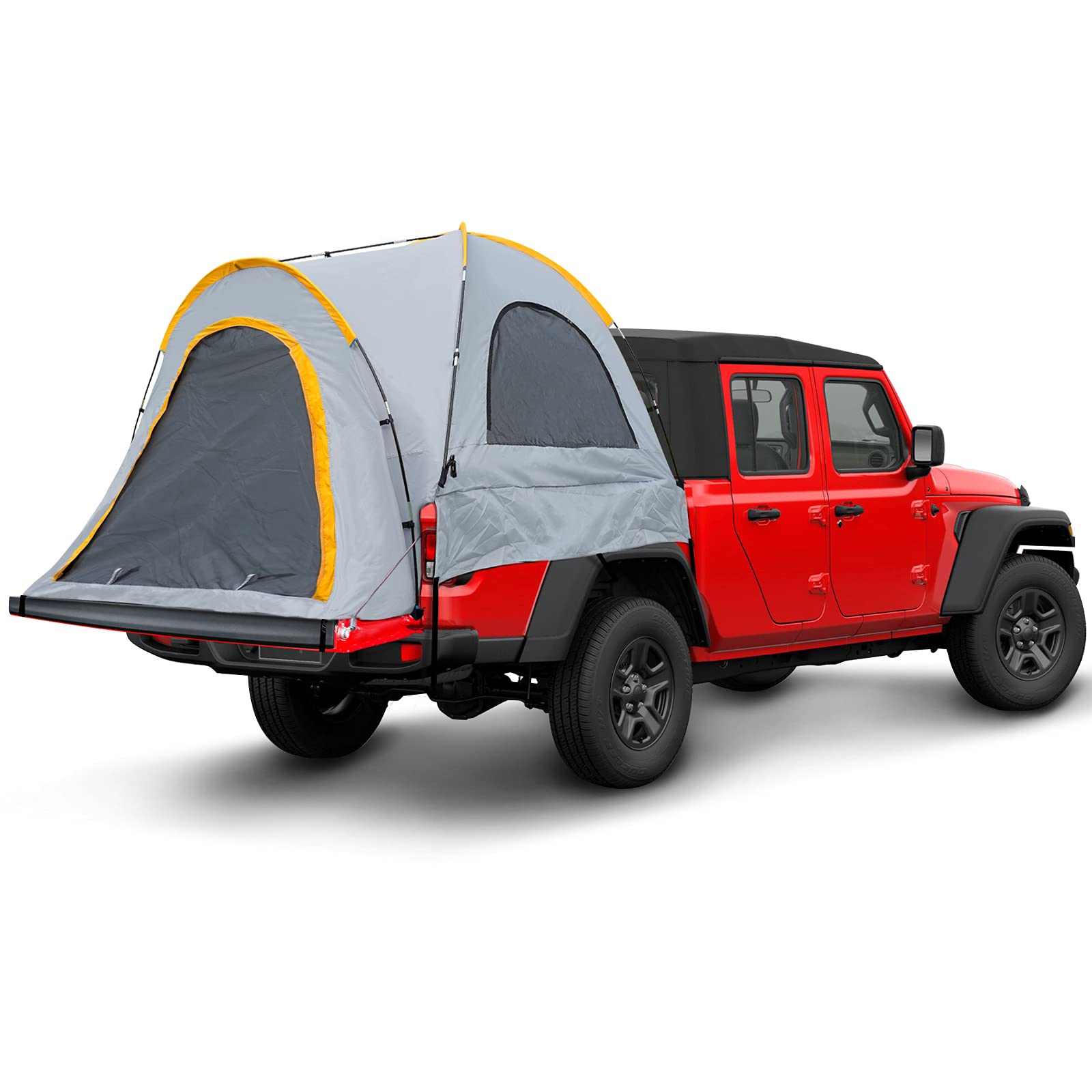 **Gladiator Truck Bed Tent for 5-5.5ft Pickup Trucks - Waterproof Camping Tent with Removable Rainfly & Carrying Case - Perfect for Jeep Gladiator, Full-Size & Compact Trucks - Ideal for Outdoor Adventures, Road Trips & Camping**