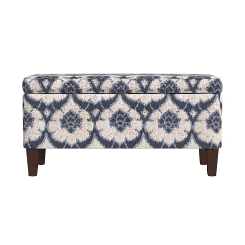 Blue Medallion Print