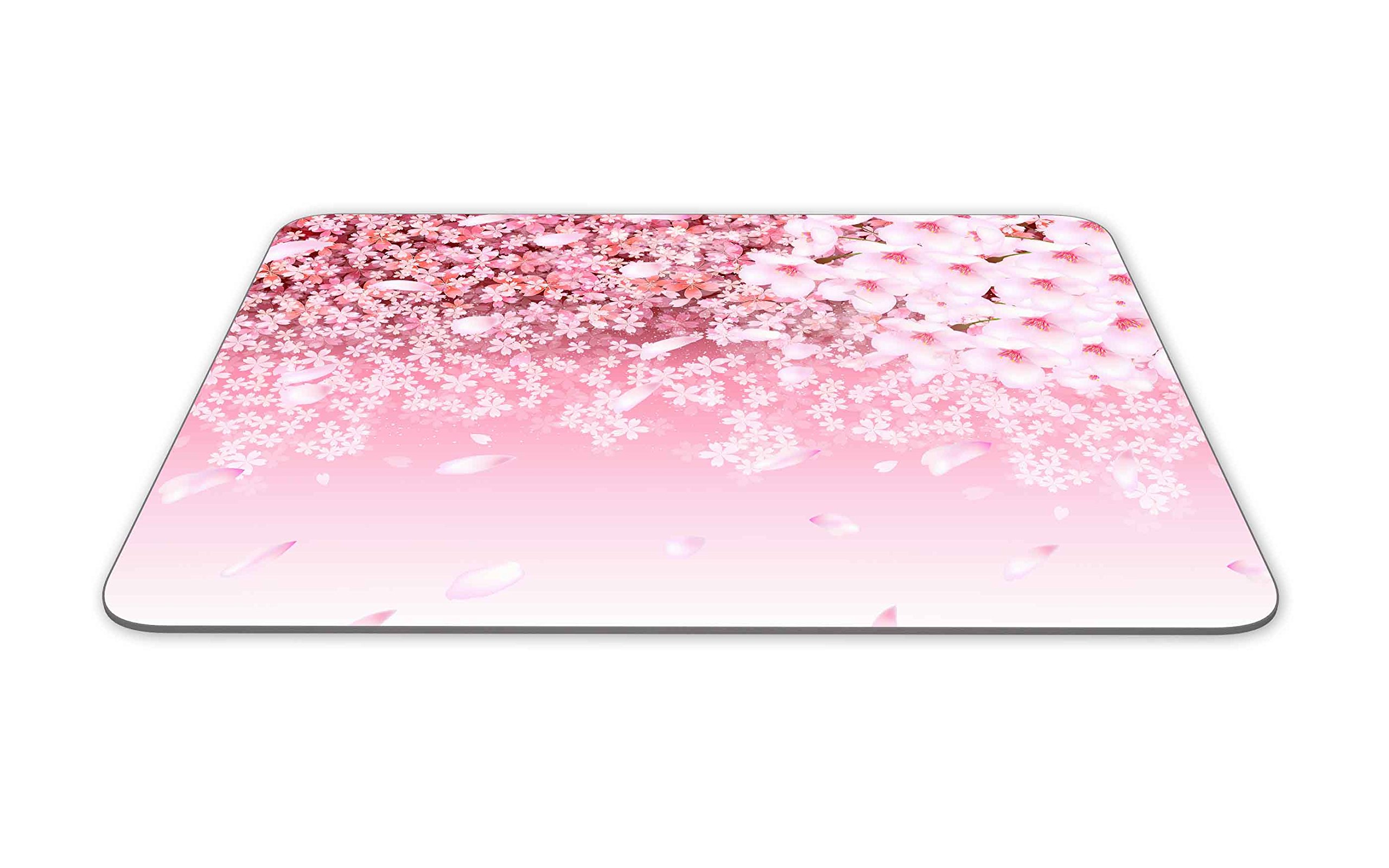Cherry Blossom Mouse Pad - Non-Slip Rubber Gaming Mousepad for PC, Laptop, Mac - Perfect for Office, Home & School Use - Large Size Desk Mat with Floral Design for Work, Study & Gaming Setup