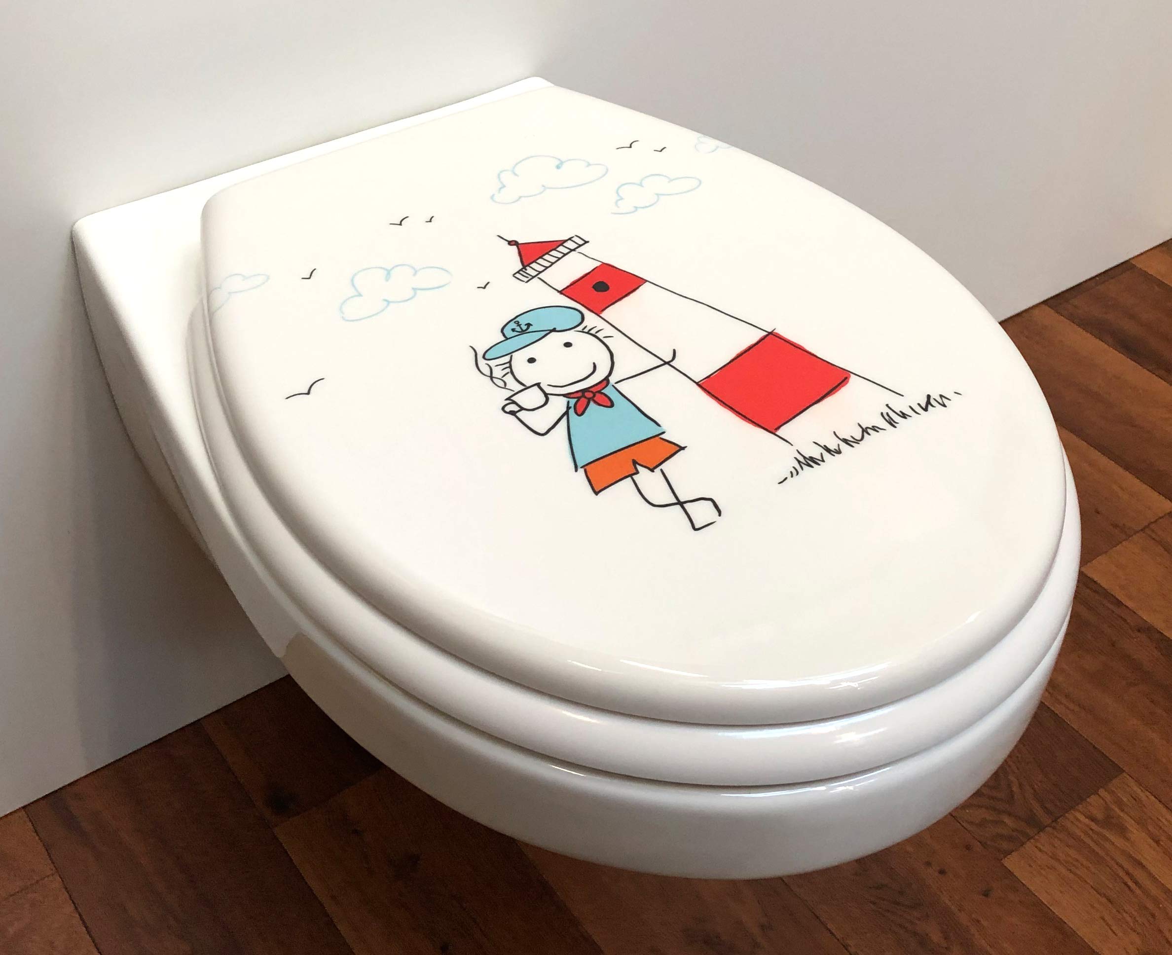 Duroplast Soft-Close Toilet Seat with Removable Hinges for Easy Cleaning - Fits All Standard Toilet Bowls | Bathroom Upgrade for Homes & Commercial Spaces