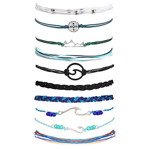 R-10pcs-String Bracelets