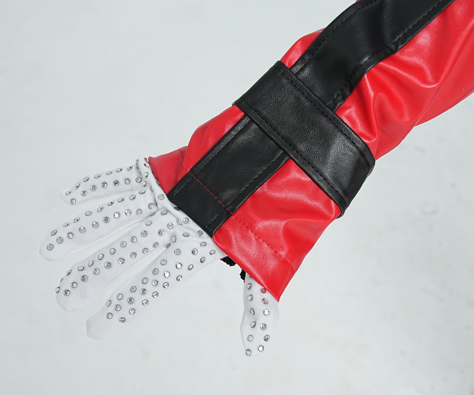 Stylish Red and Black PU Leather Jacket for Cosplay & Fashion | Perfect for Halloween, Costume Parties & Everyday Wear