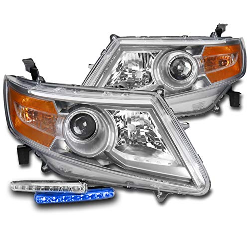 2011-2017 Honda Odyssey Chrome Projector Headlights with 6