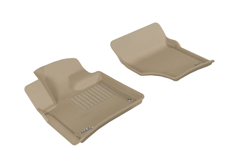 3D MAXpider Kagu Custom Fit Floor Mats for 2007-2015 Audi Q7 (1st Row) - Premium All-Weather Protection & Non-Slip Design | Perfect for Daily Commute, Road Trips & Family Adventures