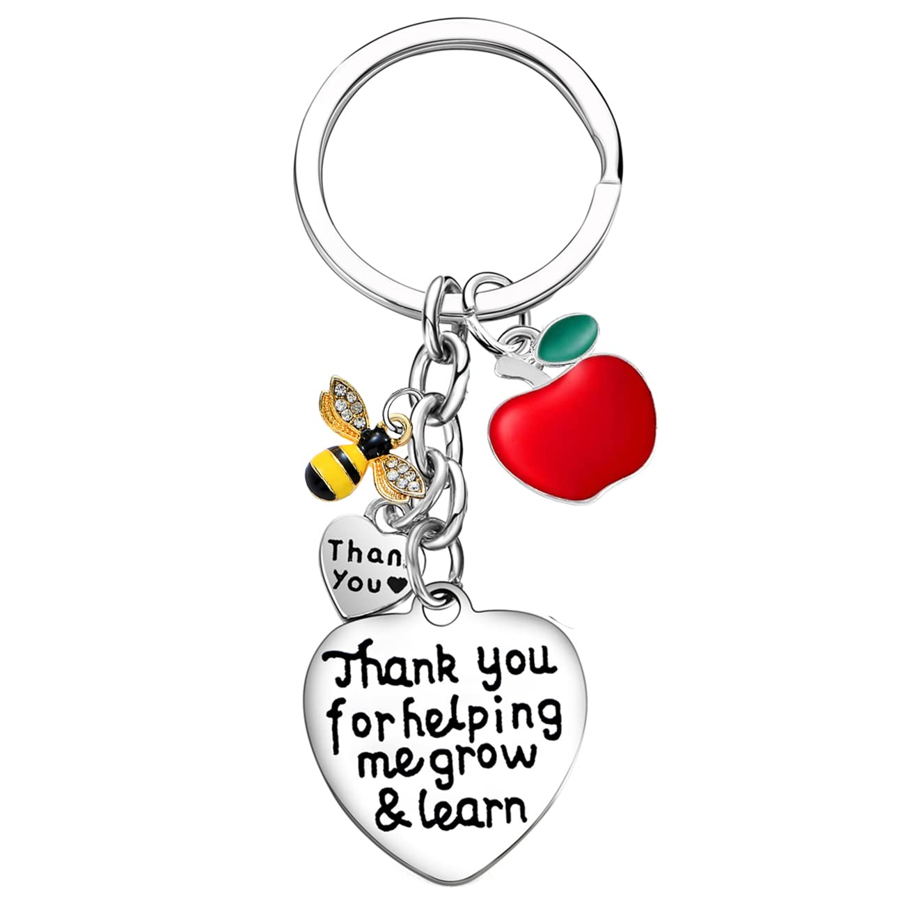 Teacher Appreciation Keychain - Thank You Gift for Educators & Teaching Assistants - Perfect for Nursery Teachers & Classroom Gifts