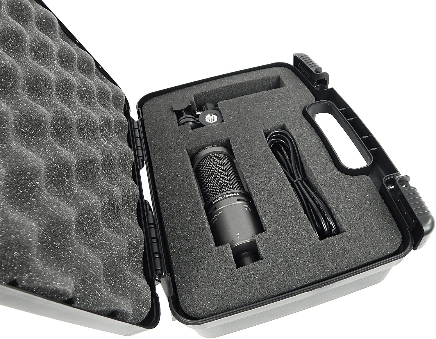 CASEMATIX Universal Microphone Case - Compatible with MXL Genesis, V67G, V69, 770, 990, 550, 551, 440, 4000, 5000, V67, V87 - Durable Protective Storage for Condenser, Capsule & Tube Mics - Perfect for Studio, Podcast & Field Recording