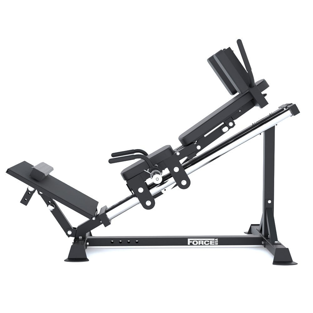 Force USA Compact Leg Press & Hack Squat Machine for Home Gym - Strength Training Equipment for Legs & Glutes - Perfect for Small Spaces & Full-Body Workouts