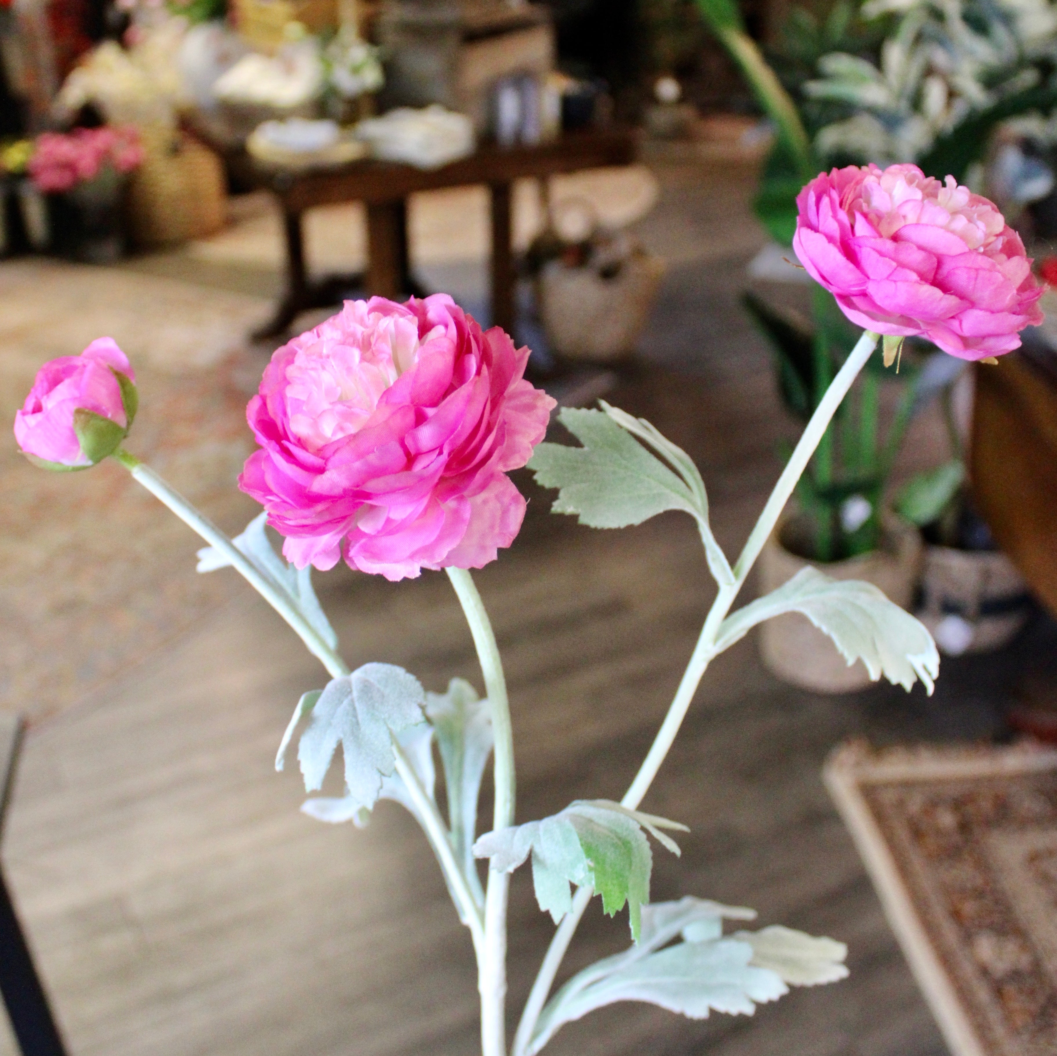 Magenta Peony Floral Spray - Elegant Home Decor for Weddings, Parties & Room Styling