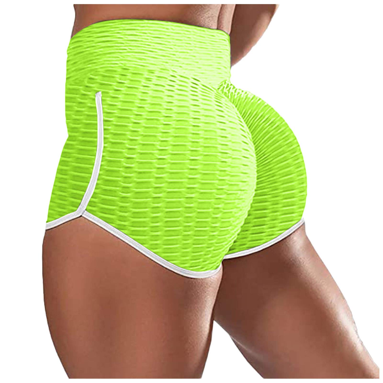 Women's High Waist Yoga Shorts - Booty Lifting Workout & Summer Wear