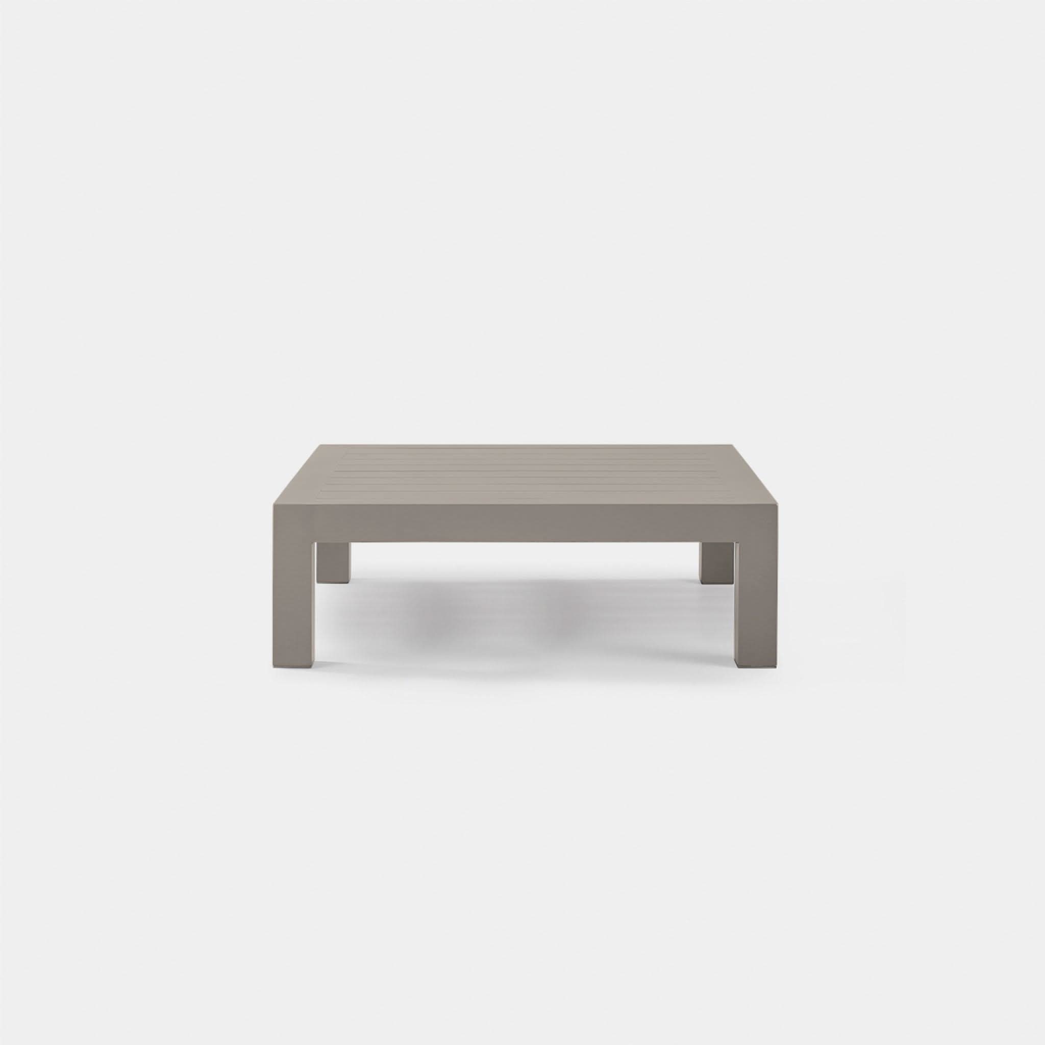 Pacific Aluminum Side Table - Lightweight Outdoor Patio Furniture for Garden, Poolside, and Balcony Use