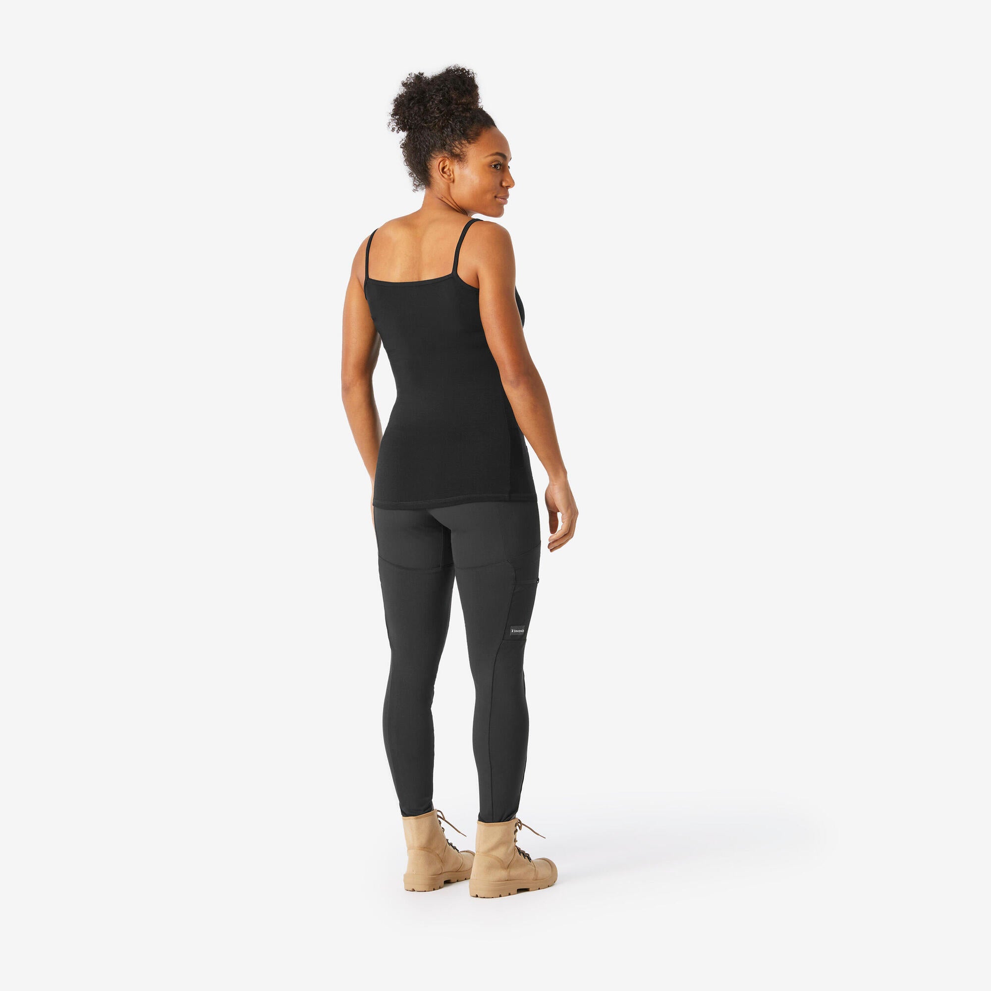 Simond Trek 500 Merino Wool Hiking Tank Top for Women - Breathable & Odor-Resistant Activewear for Outdoor Adventures & Travel