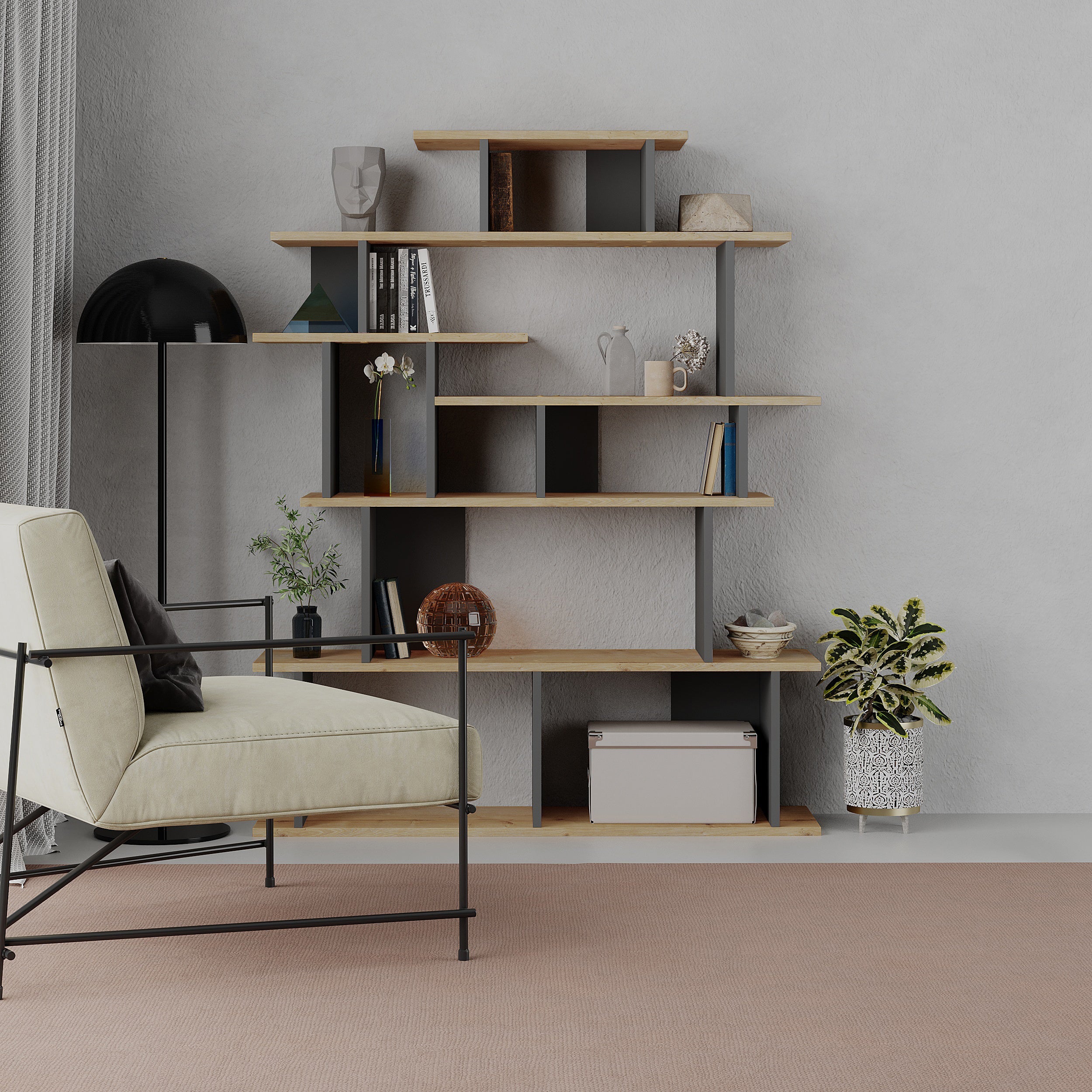 Oak - Anthracite