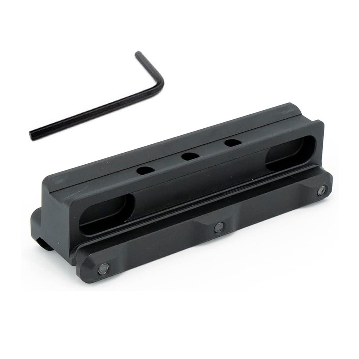 Aimsniper Tactical FAST Series Scope Mount for Fiber Optic & Mini Red Dot Sights - 2-Pack Black - Perfect for Hunting, Shooting Range & Tactical Training