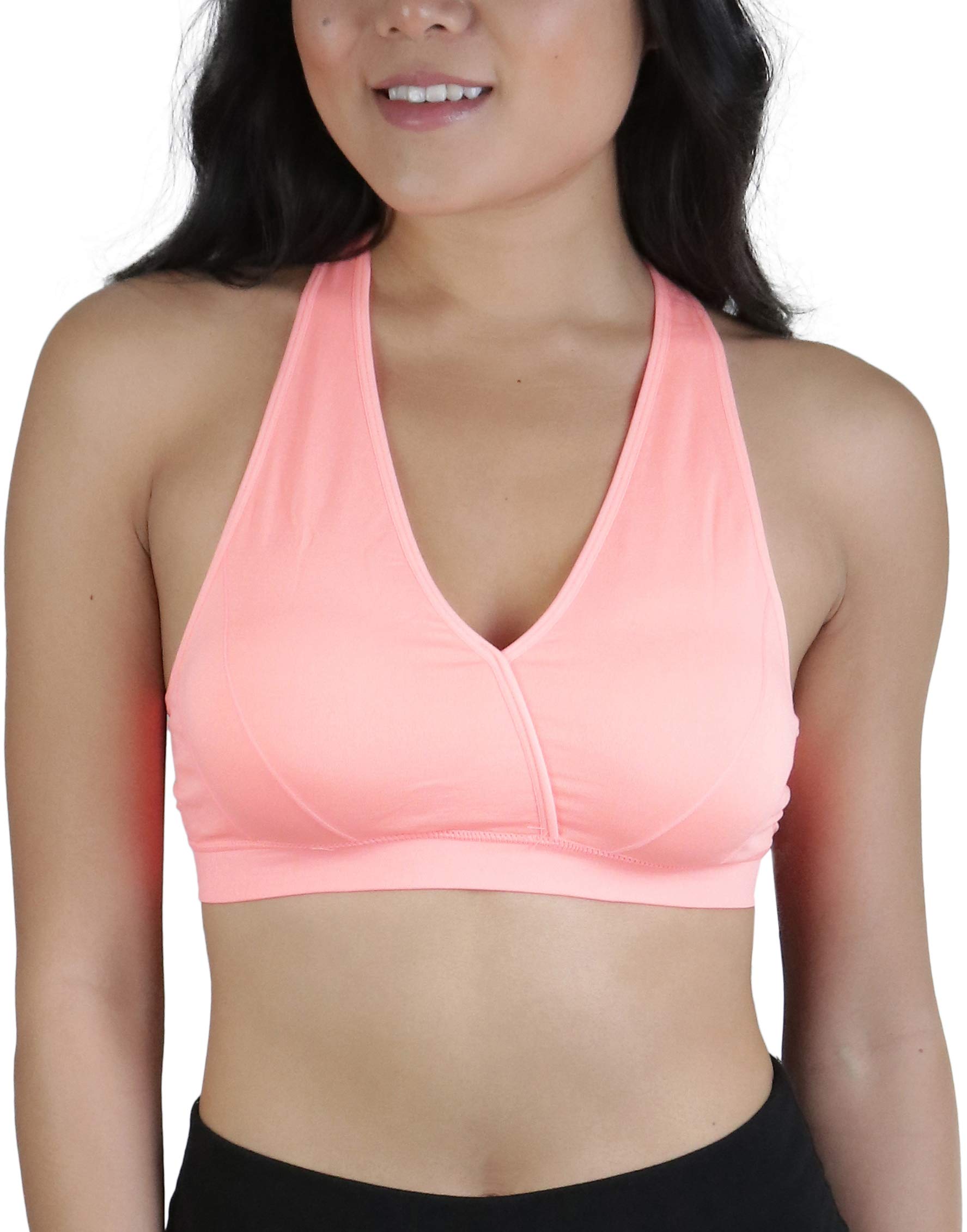 ToBeInStyle Women's Seamless Wire-Free Sports Bras & Bralettes - Supportive Comfort for Yoga, Gym & Everyday Wear