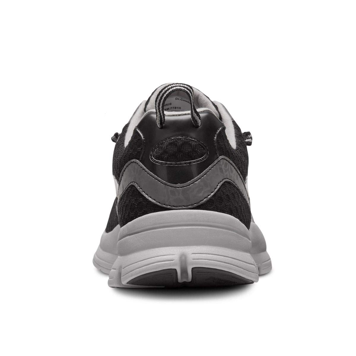 Dr. Comfort Chris Men's Therapeutic Extra Depth Athletic Shoes for Plantar Fasciitis & Diabetic Foot Care - Black | Comfortable Walking & Running Shoes for Men with Wide Feet