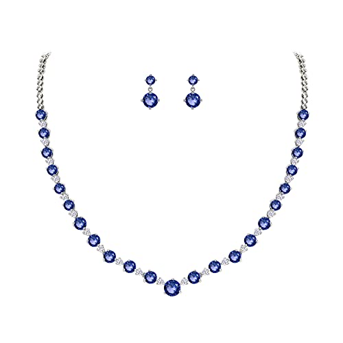 Blue Silver-Tone
