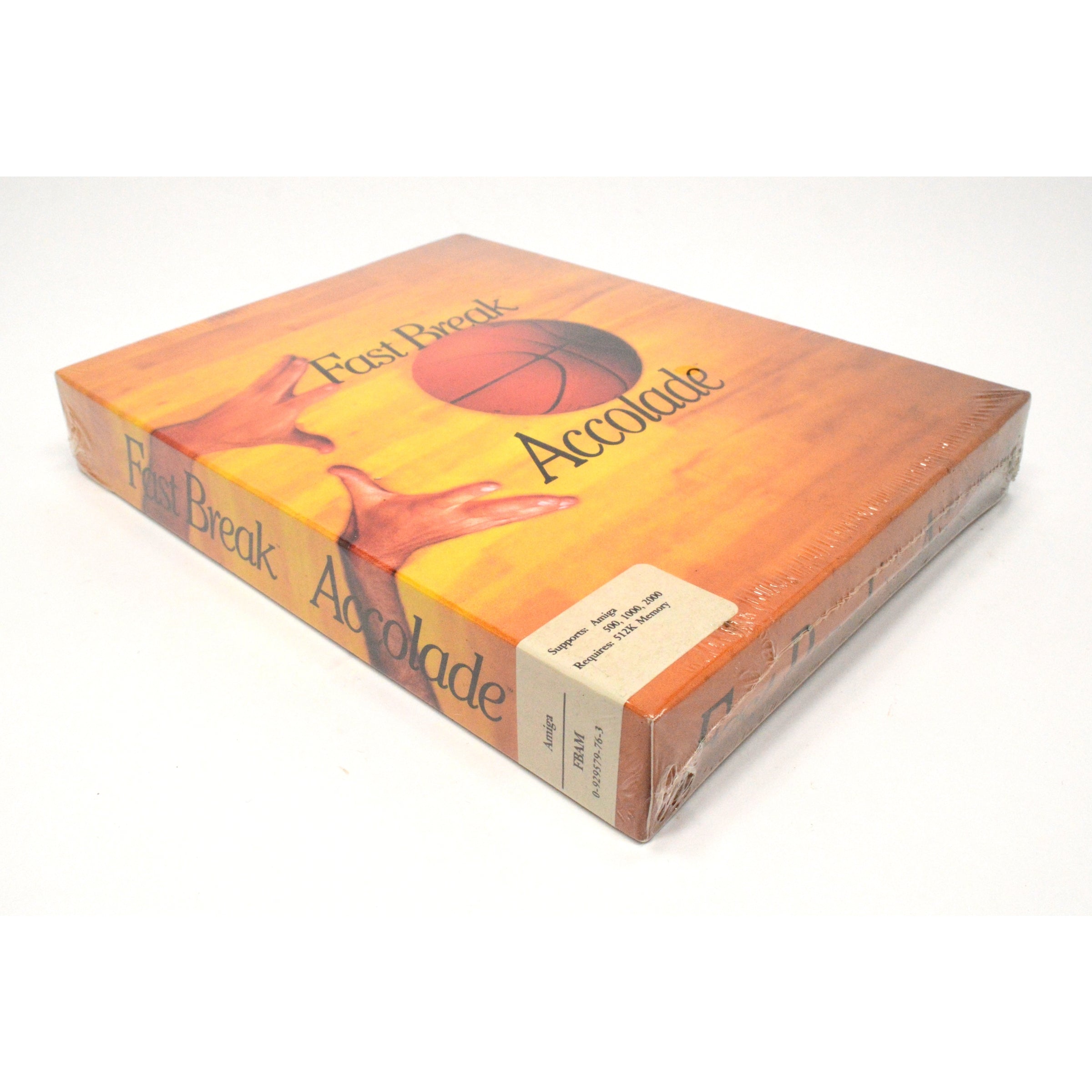 AMIGA 500/1000/2000 FAST BREAK Basketball Computer Game - Factory Sealed New Retro Sports Video Game for Classic Computer Gaming Enthusiasts - Perfect for 80s/90s Nostalgia Gaming Sessions