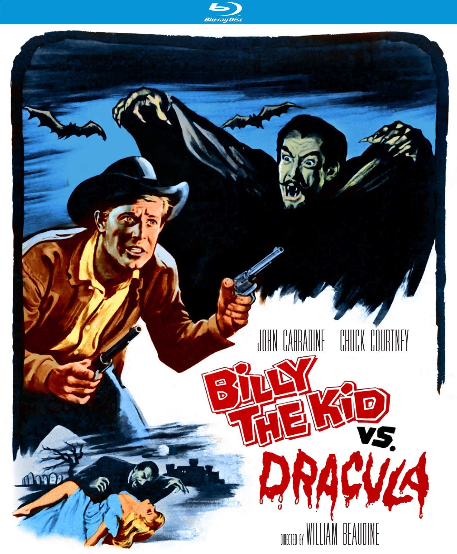 Billy the Kid vs. Dracula [Blu-ray] - Classic Western Horror Movie - Perfect for Movie Nights & Halloween Collections