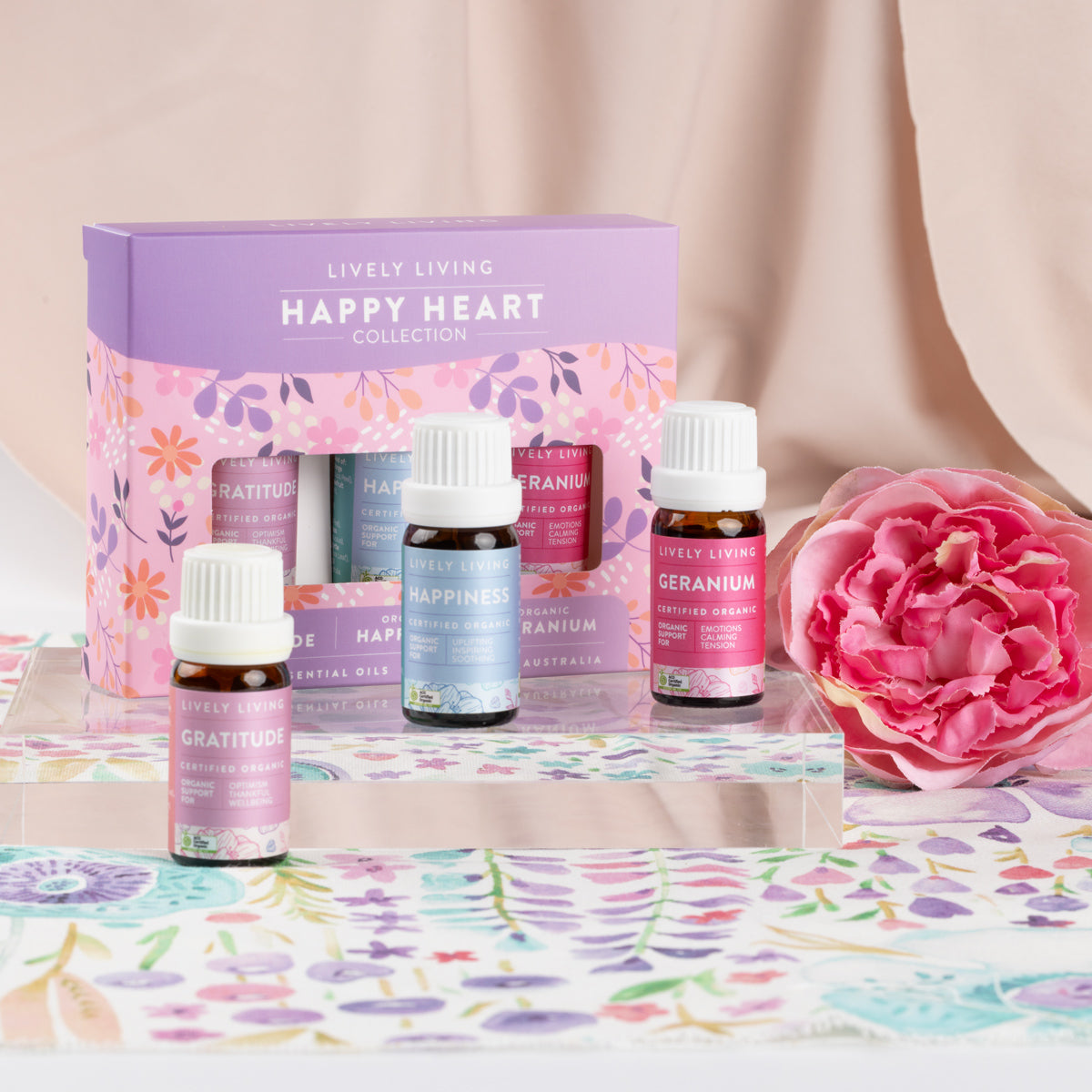 9 Organic Essential Oil Trios - Choose Any 3 Blends for Aromatherapy, Massage & Home Diffuser | Natural Skin & Hair Care
