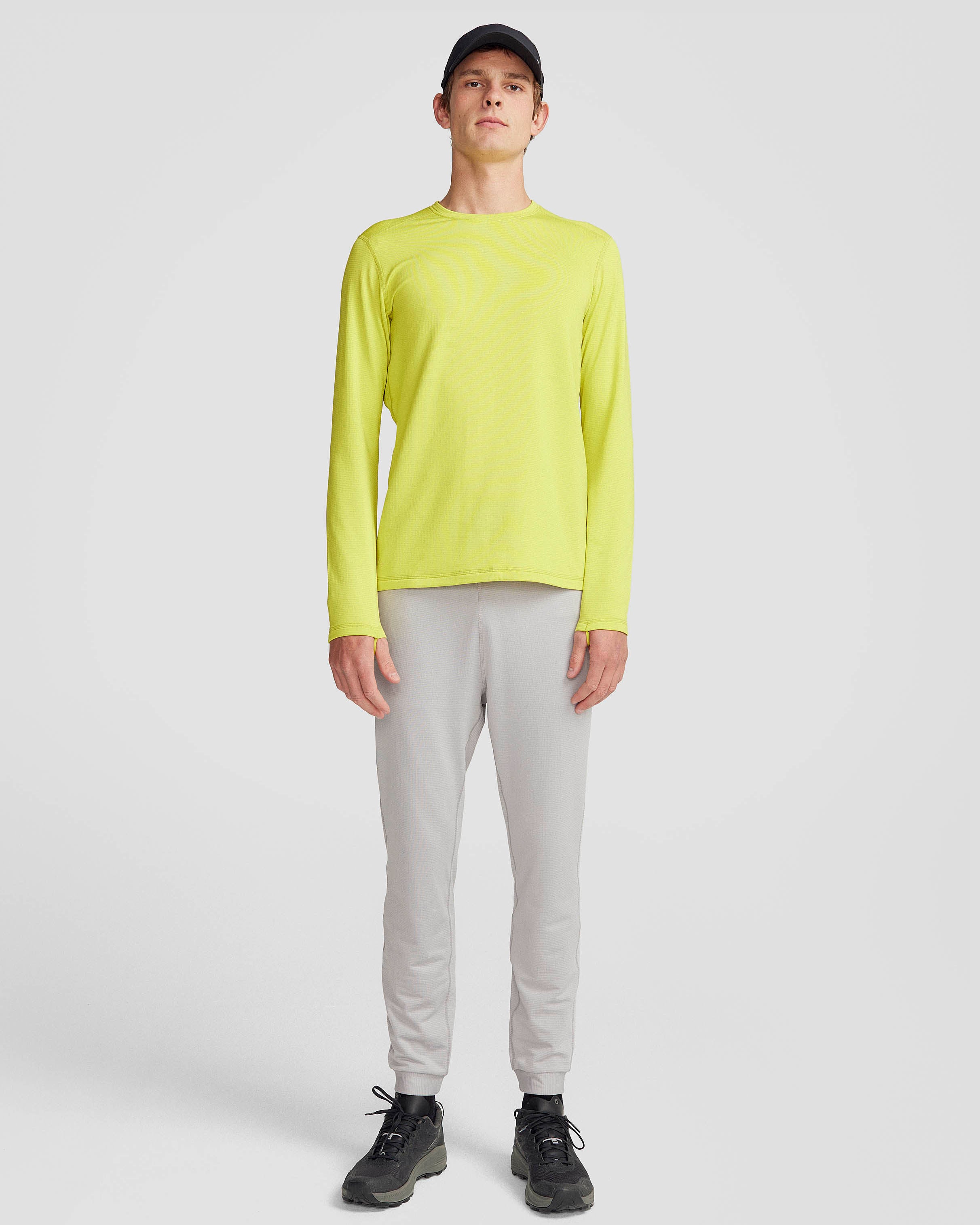 Men's Seeker Fleece Long Sleeve Top - Soft Warm Thermal Shirt for Hiking & Outdoor Activities - Bright Moss Green