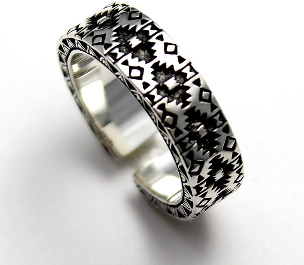 COSUMOSU 925 Sterling Silver Kokopelli Open Rings Adjustable for Women - Boho Southwest Style Jewelry - Perfect for Festivals, Gifts & Everyday Wear