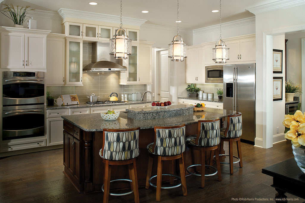 Bay Court Pendant Light Fixture - Modern Glass Chandelier for Dining Room & Bedroom Lighting | Elegant Home Decor Ceiling Light