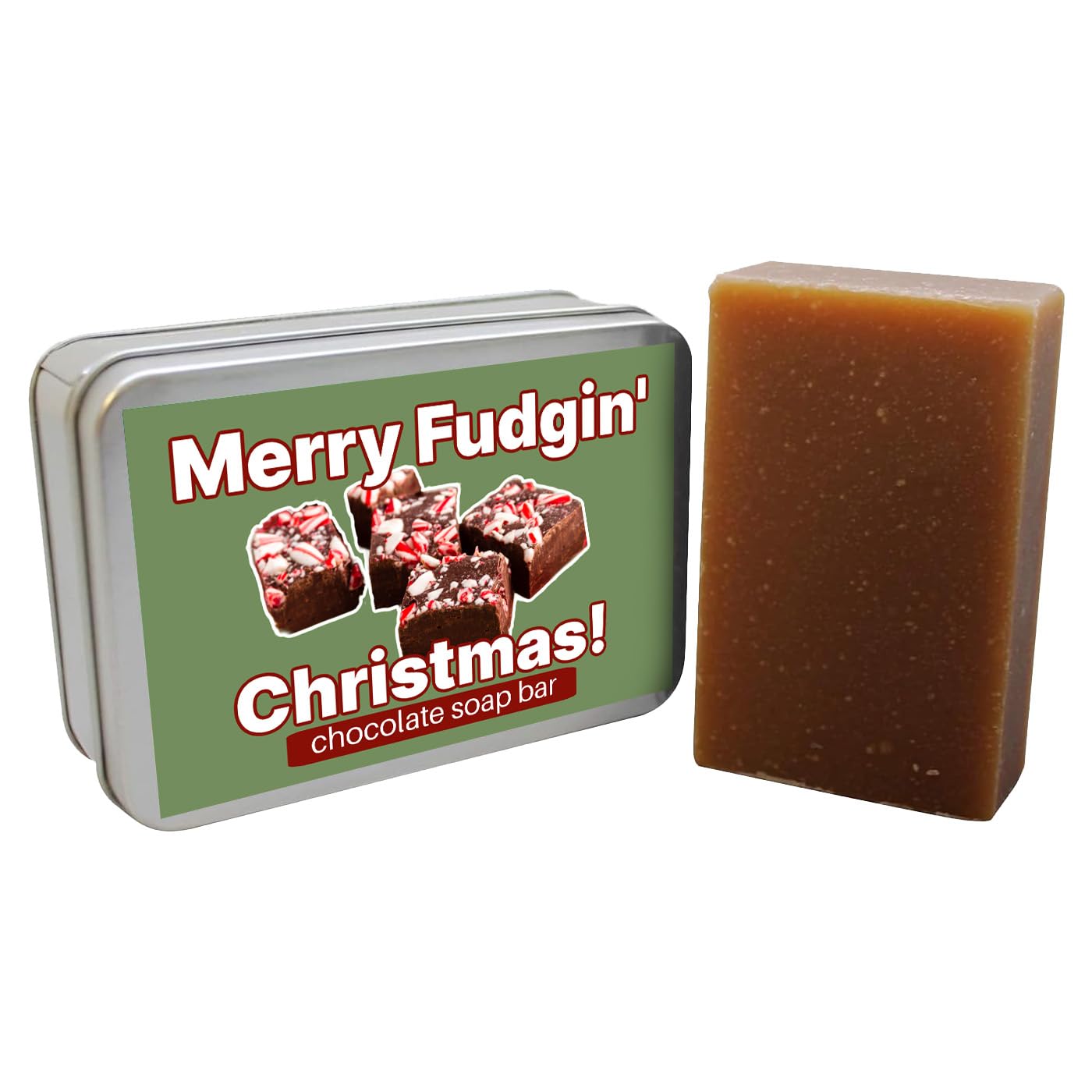 Christmas Chocolate Soap Gift Set - Holiday Spa Basket for Teens, Men & Women - Perfect Stocking Stuffer, White Elephant Gift for Chocolate Lovers (Great for Holiday Parties, Secret Santa & Festive Gifting)