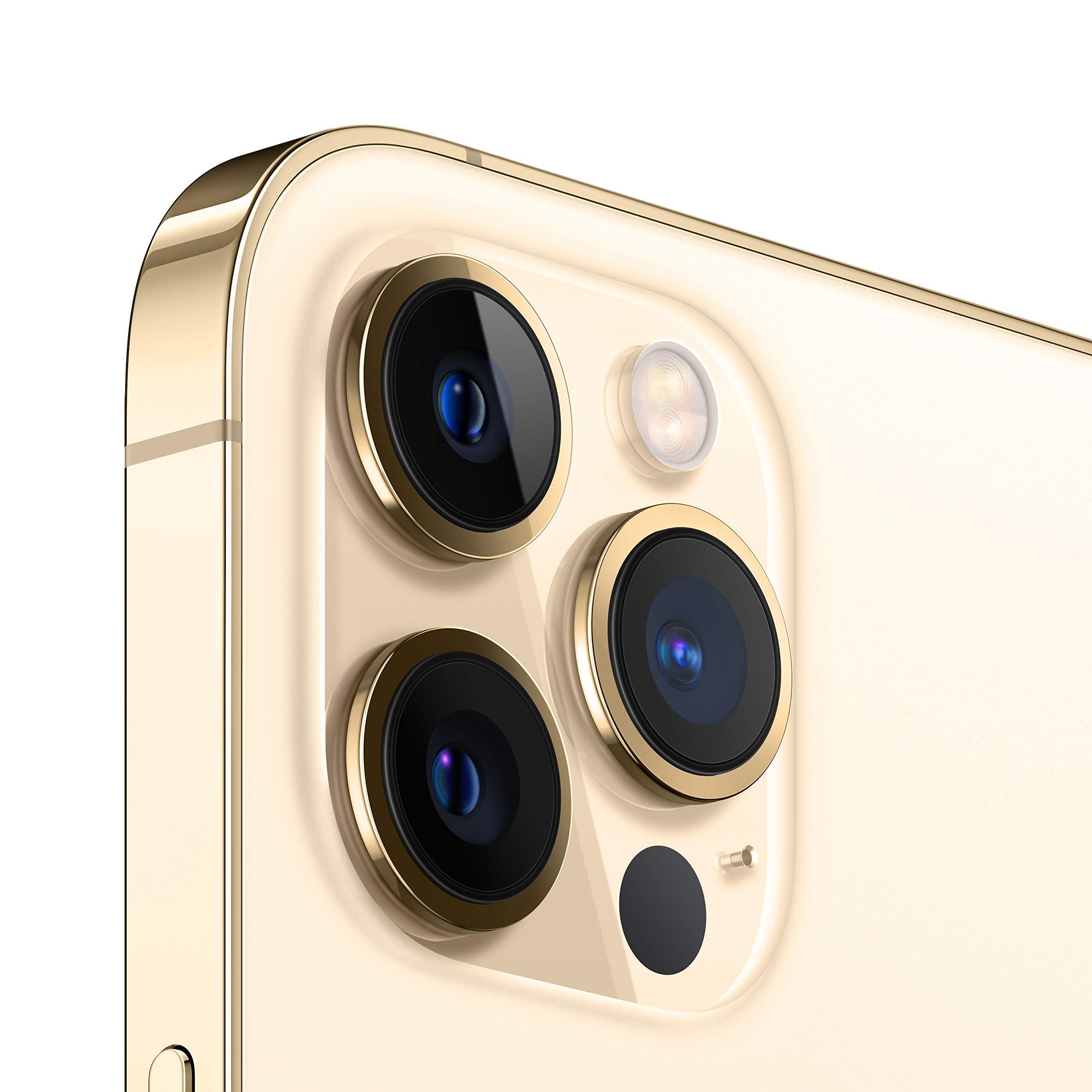 Apple iPhone 12 Pro Max 128GB Gold (Renewed) - Premium Refurbished Smartphone with Face ID, 5G & Pro Camera System - Perfect for Business, Travel & Photography Enthusiasts