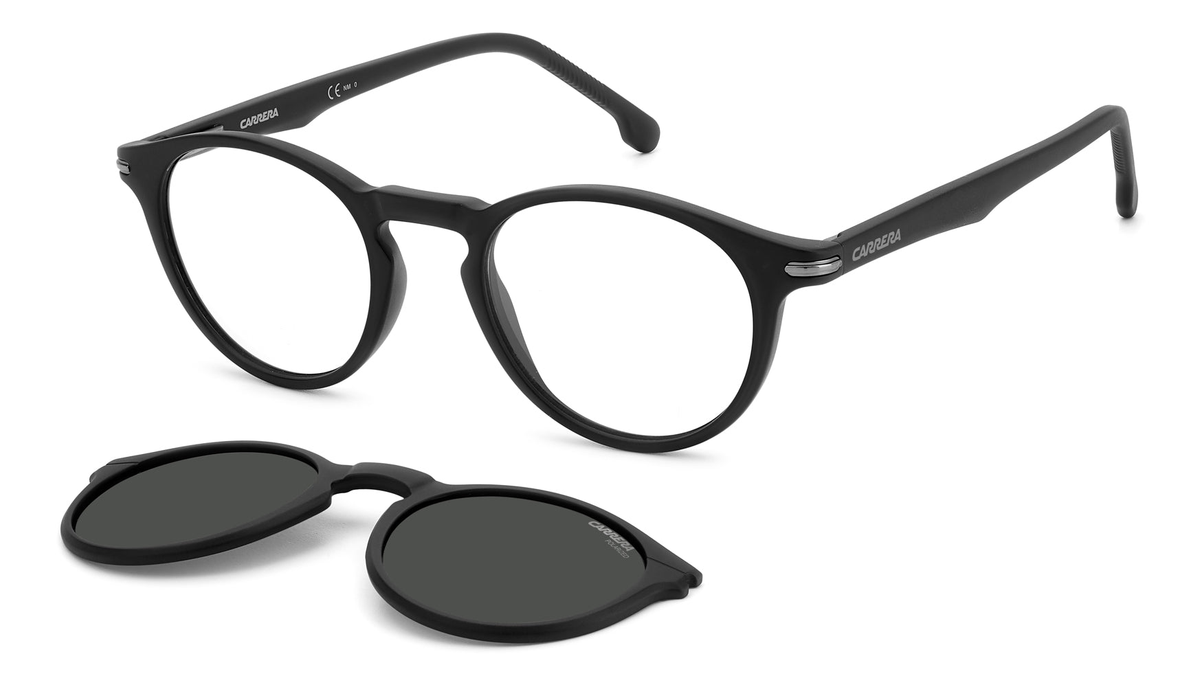Carrera 297/CS Clip-On Sunglasses - Polarized Sports Sunglasses for Running, Cycling & Outdoor Activities - UV Protection & Lightweight Design