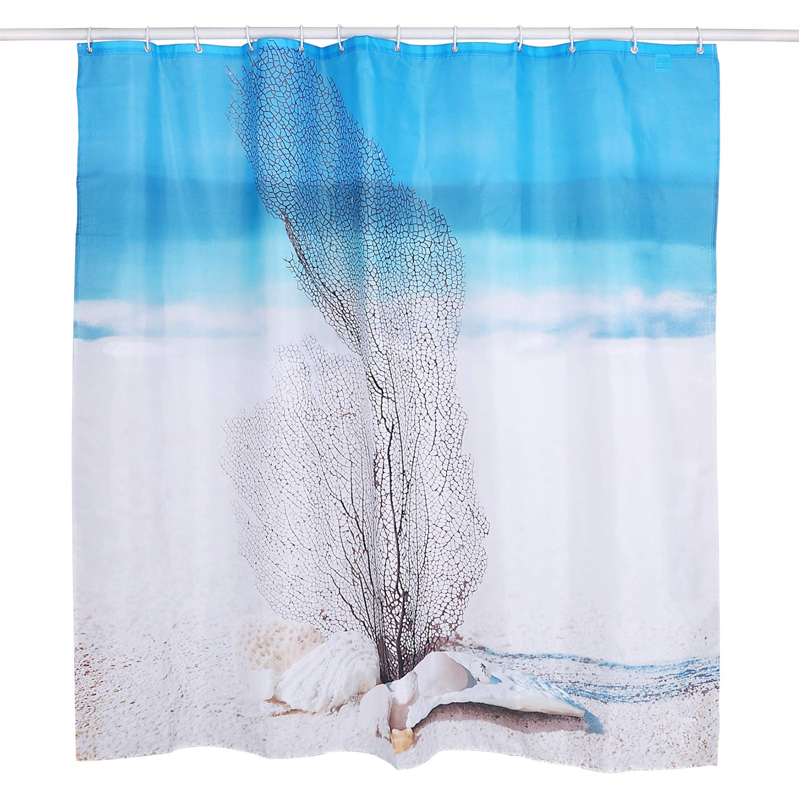 Waterproof Beach Shower Curtain - 72