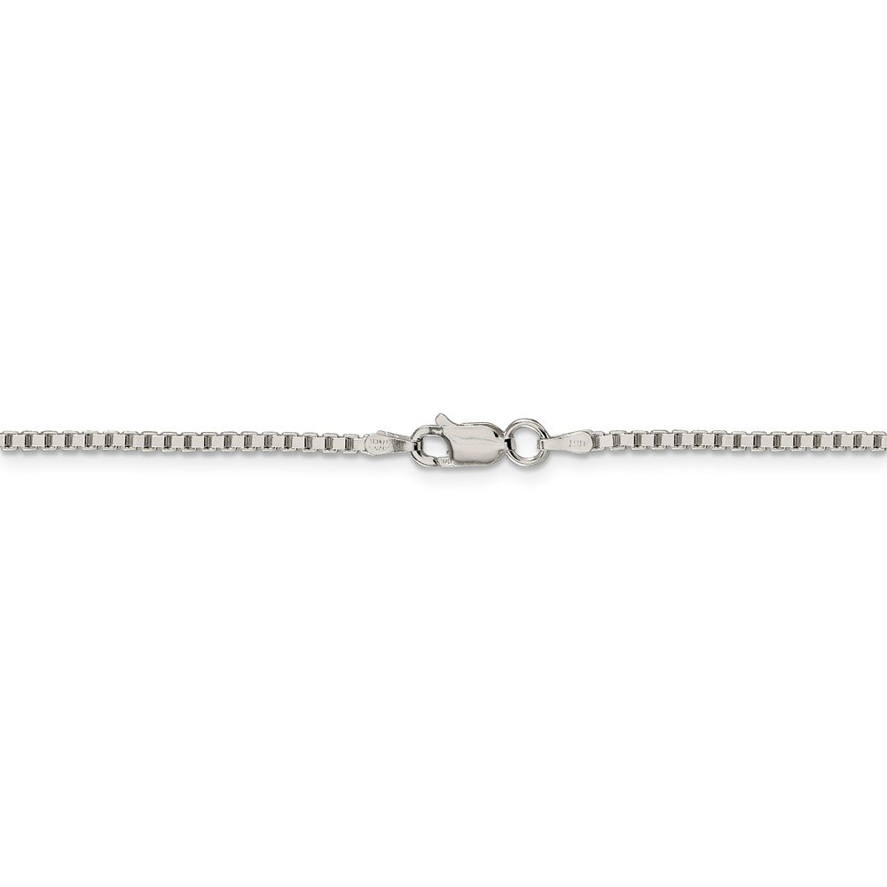 925 Sterling Silver 1.75mm Box Chain Necklace for Women & Men - Durable Lobster Clasp Jewelry Gift for Anniversary, Birthday & Everyday Wear