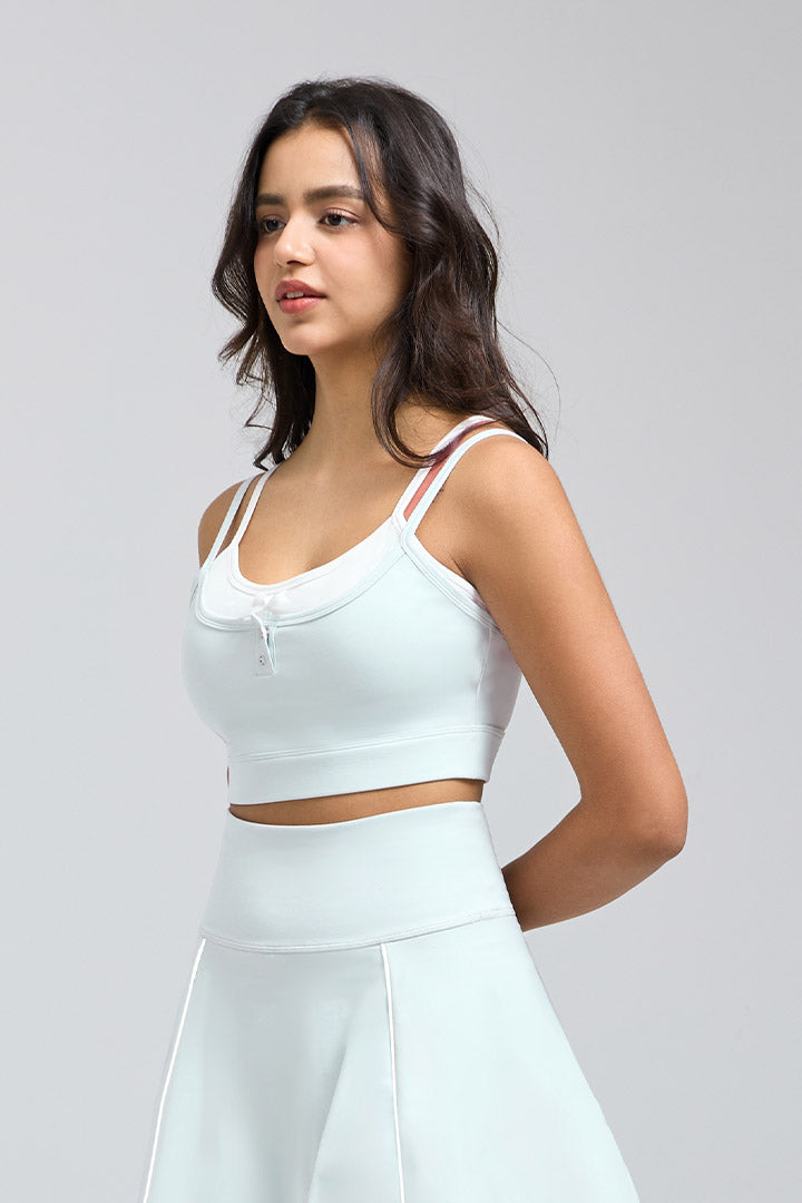 HiTense™ Double Layer High Support Sports Bra for Women - Yoga, Running, Gym & Workout - Breathable & Comfortable Activewear